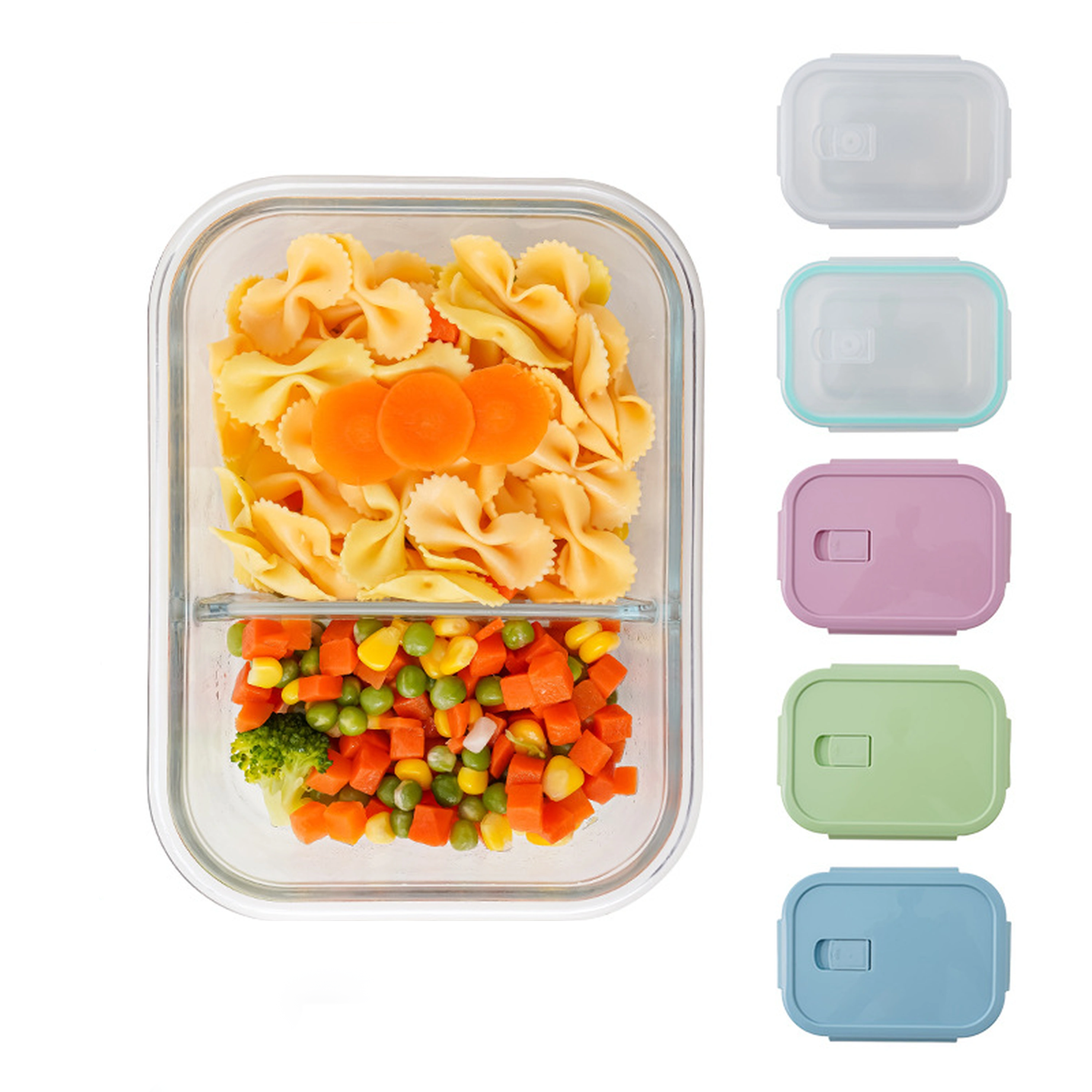 Recipiente de Vidrio para Alimentos Apto para Microondas image 2