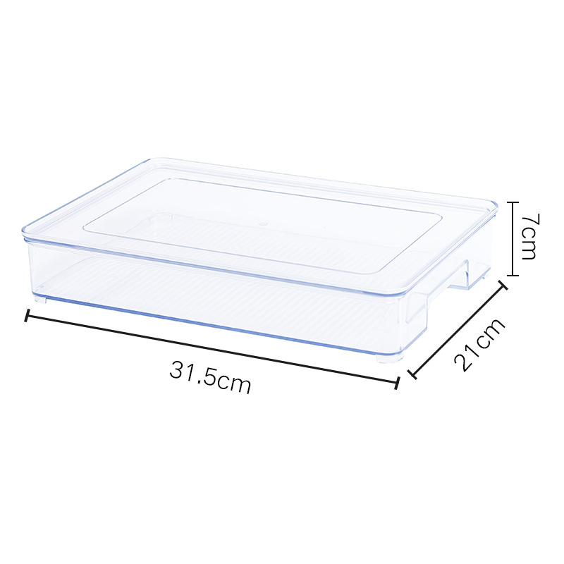 Caja de Almacenamiento Multitamaño PET con Tapa Transparente image 5