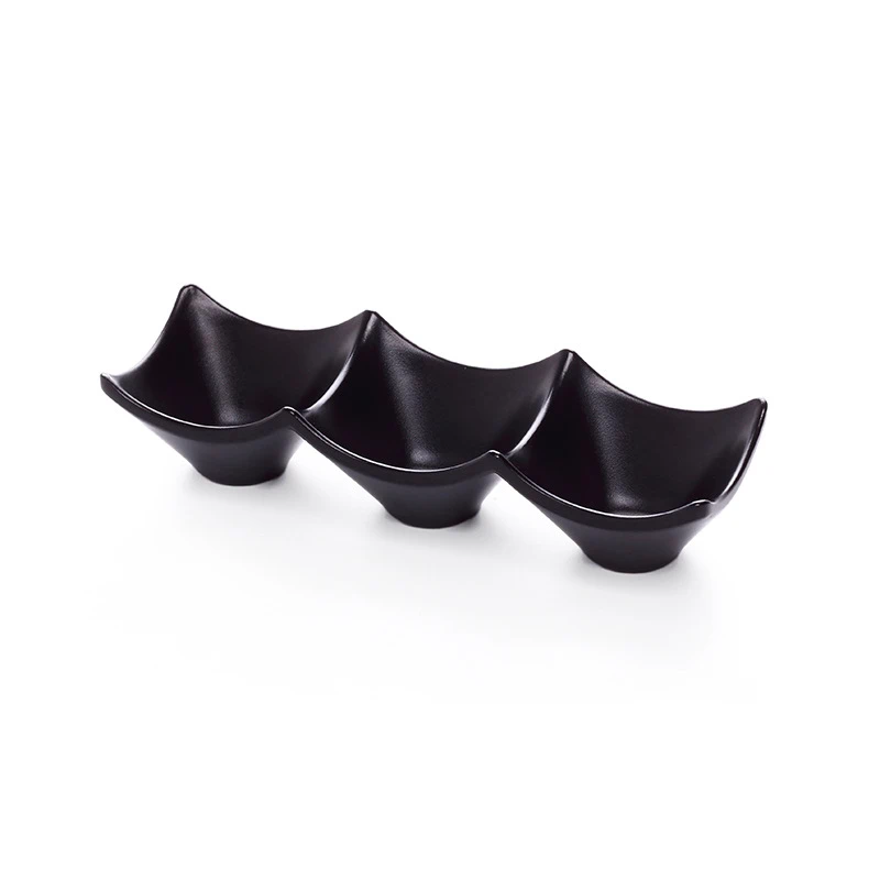 Platillo para Salsa de Melamina Multi-compartimento para Cocina