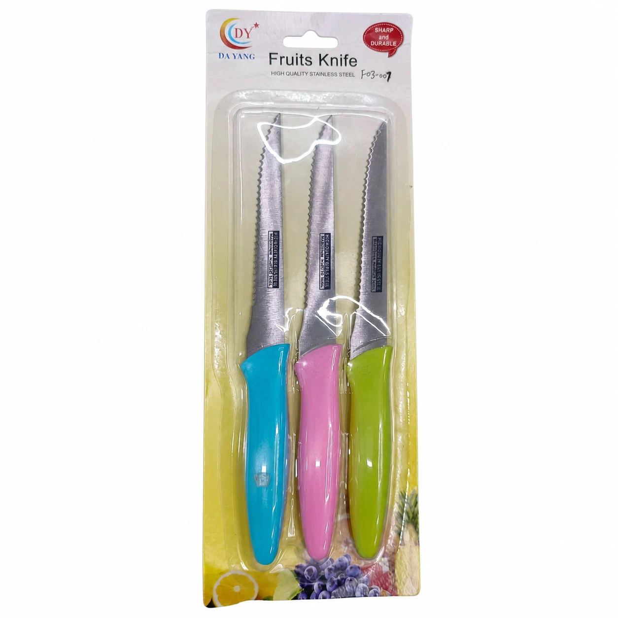 Cuchillo para Bistec para Comedor de Acero Inoxidable 410 y Plástico Varios Colores image 2