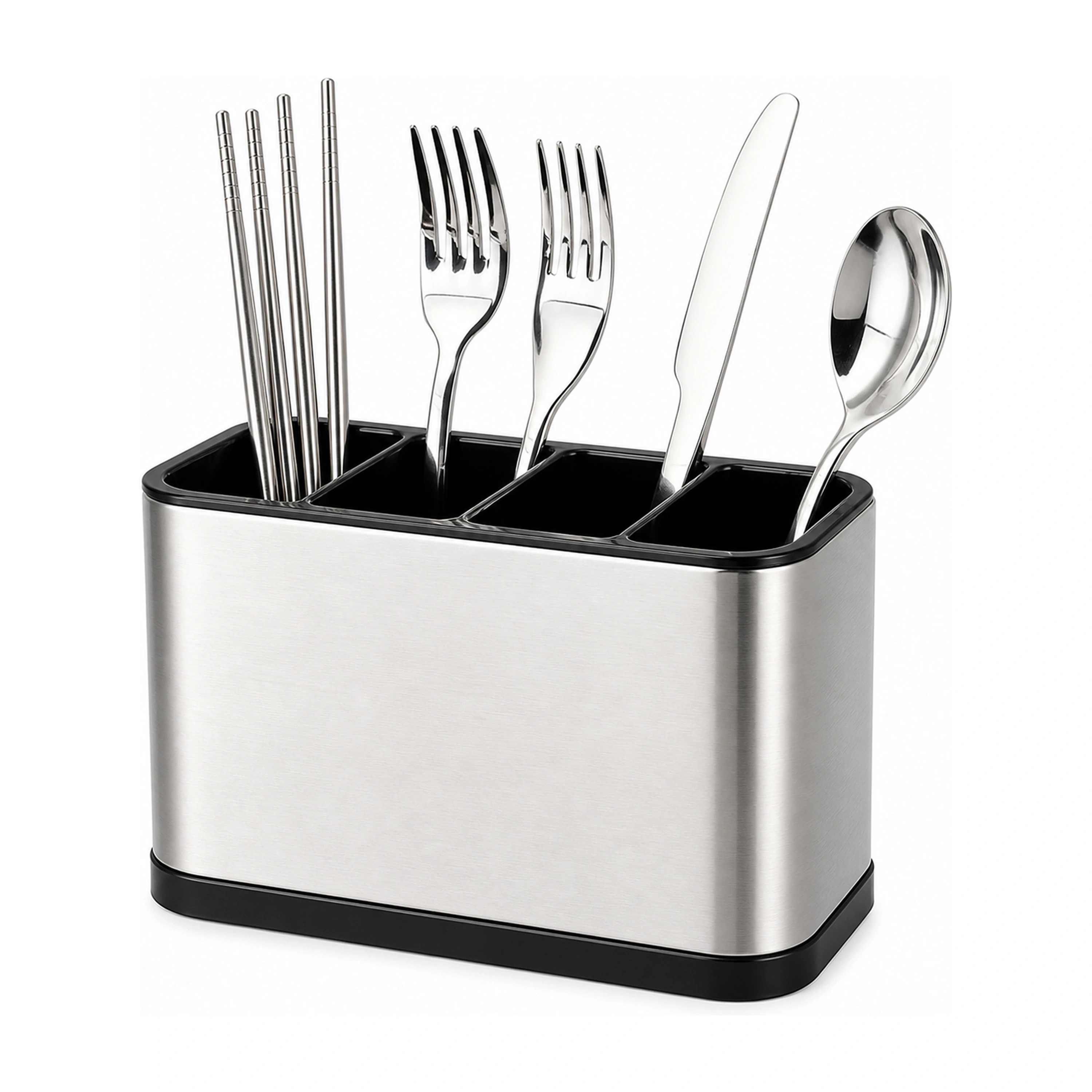 Organizador cubiertos escurridor Plástico reforzado 18*13*8cm image 2
