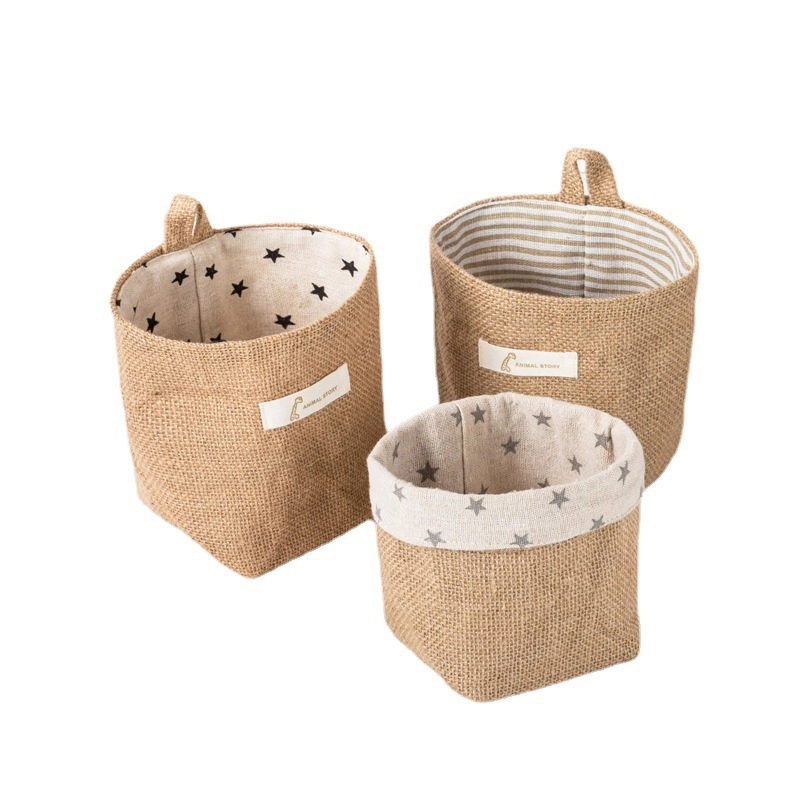 Bolsa de Almacenamiento 14*9*10cm Poliéster + Algodón y Lino Surtido