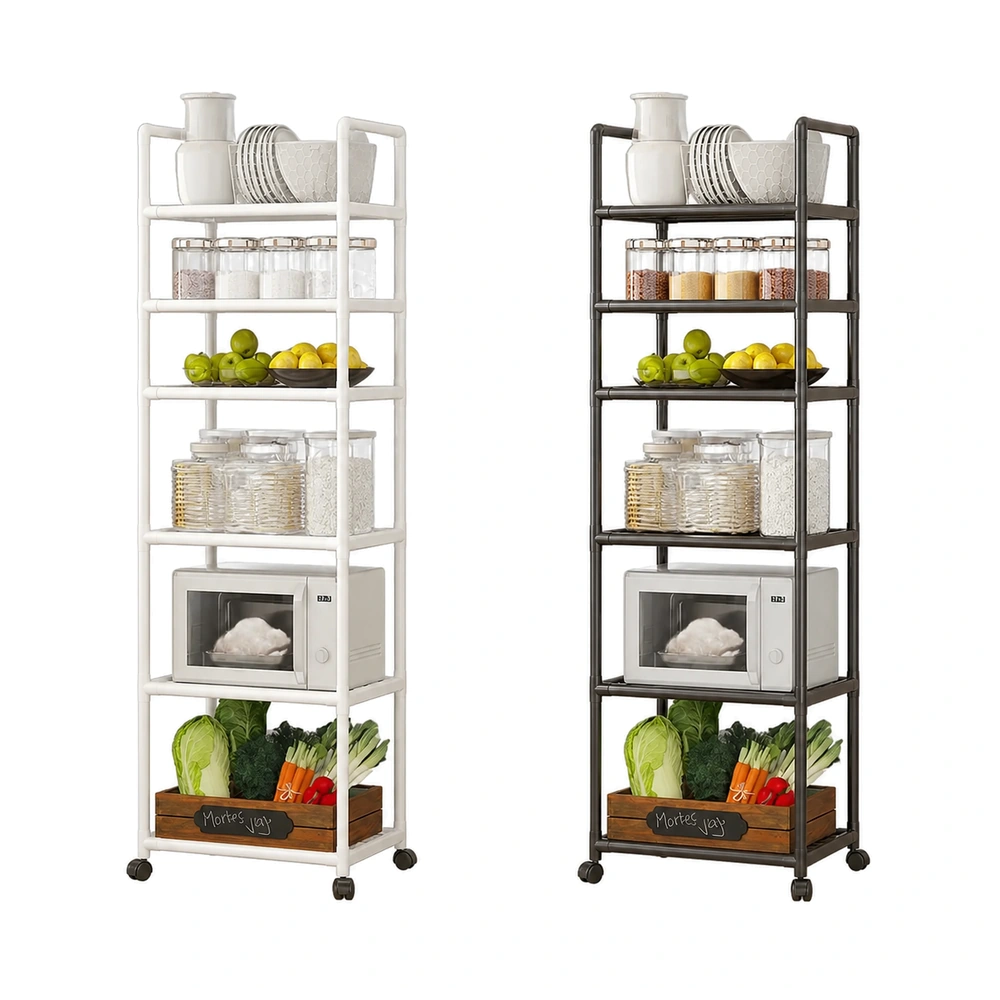 Organizador 38×31×164 cm de hierro para cocina, baño