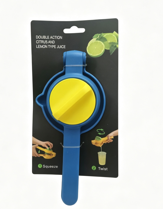 Pinza para Limón para Preparar Alimentos de Plástico Azul