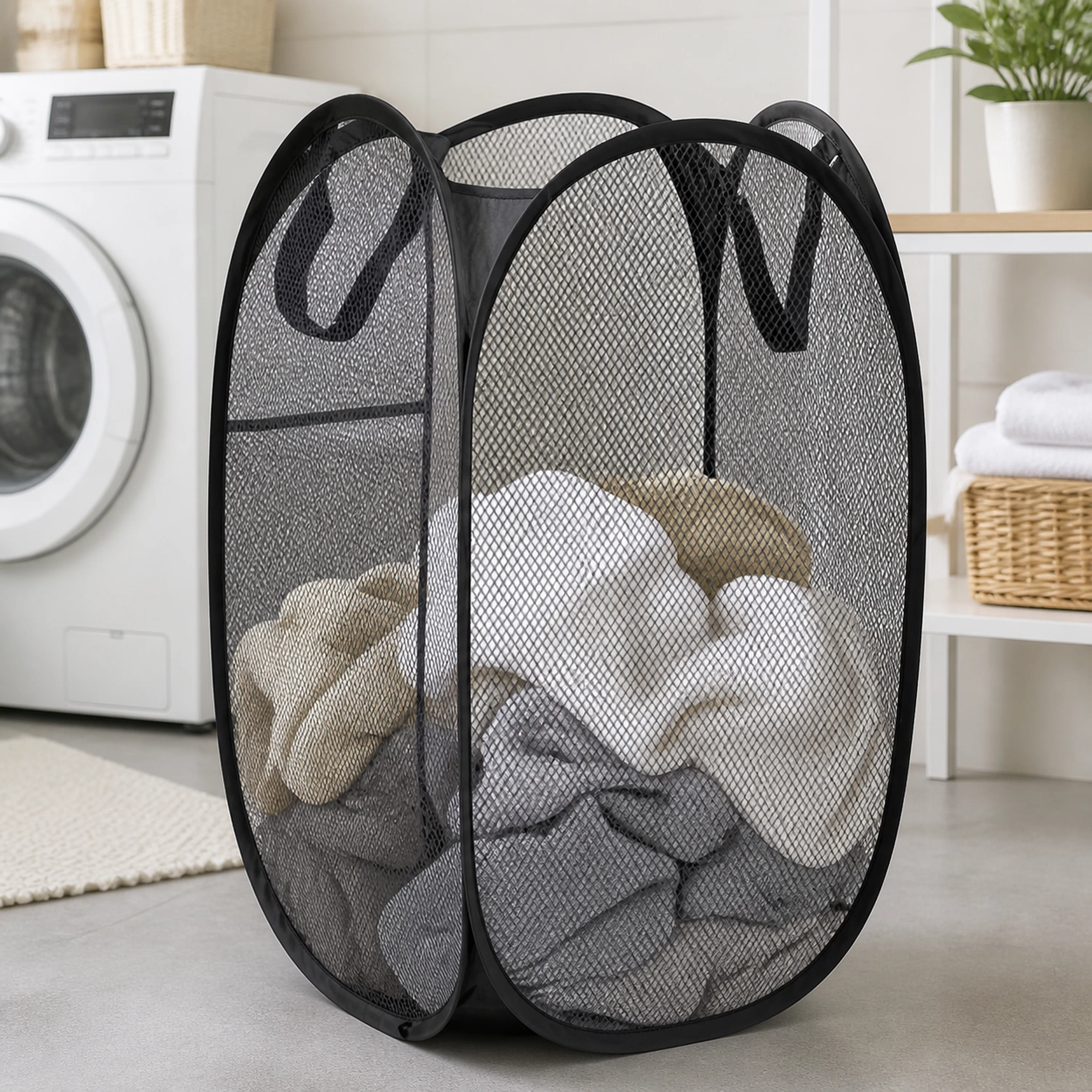Cesto de Ropa Sucia 58*36*36cm de Tela Surtido