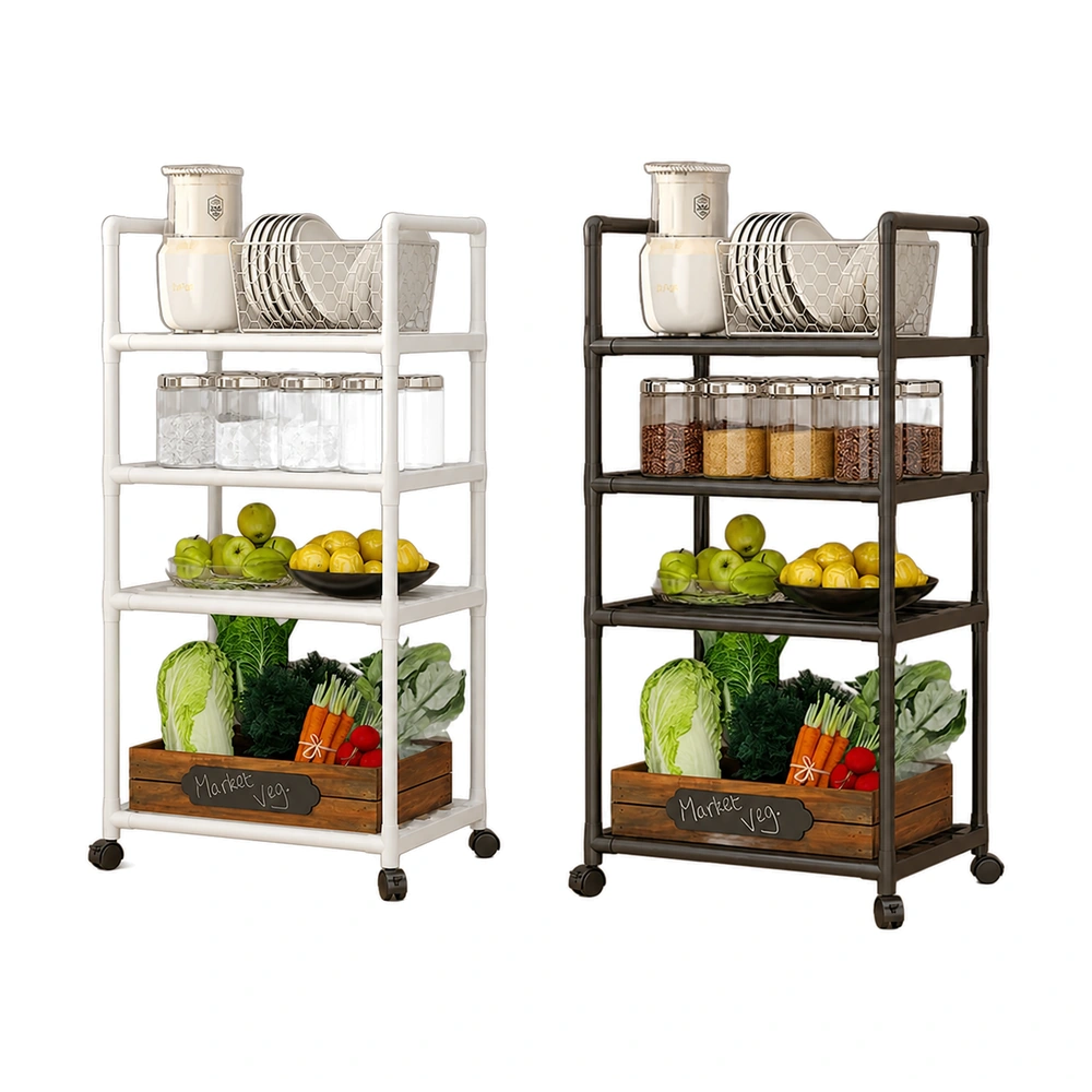 Organizador 38×31×94.5 cm de hierro para cocina, baño