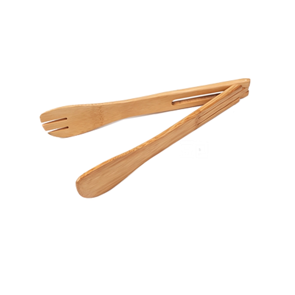 Pinza de Bambú para Alimentos y Barbacoa Anti-quemaduras
