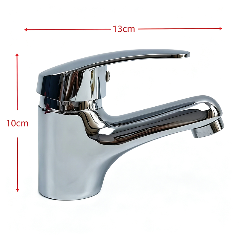 Grifo 10*4*13cm de Aleación de Zinc de Un Orificio, Diseño Herradura, Color Plata image 2