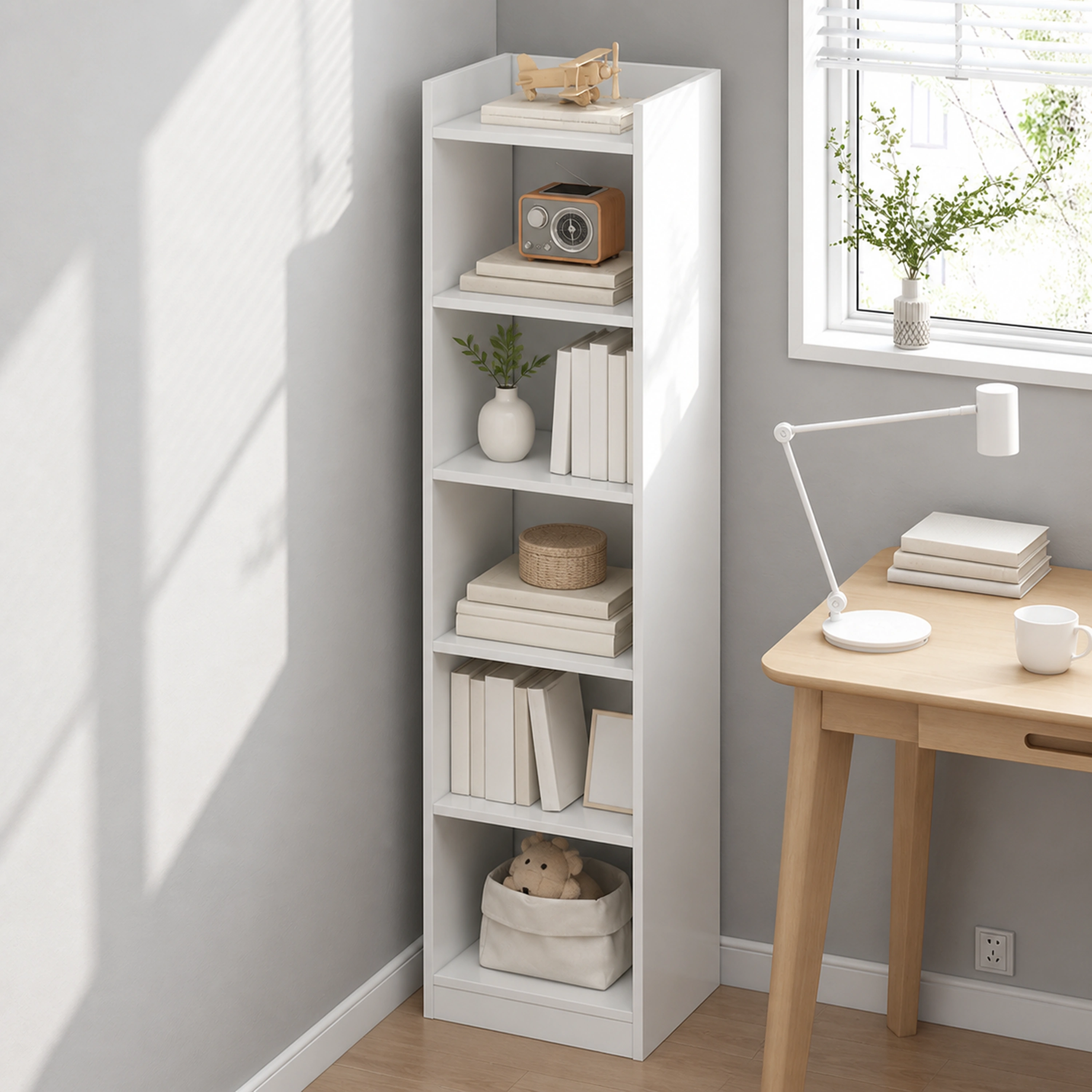 Estantería 30*24*96cm Tablero de densidad+MDF Surtido