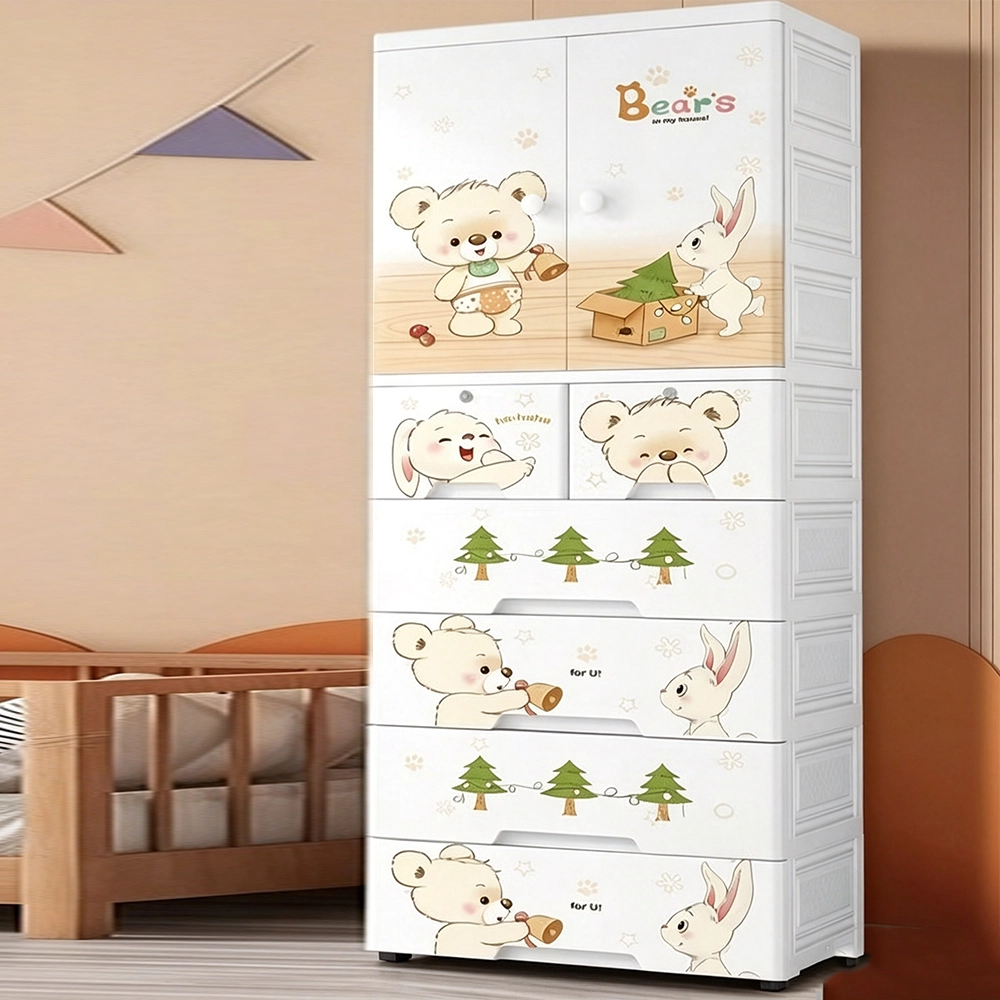 Armario Infantil 173*38*70cm Plástico Osito Winnie Pooh image 1
