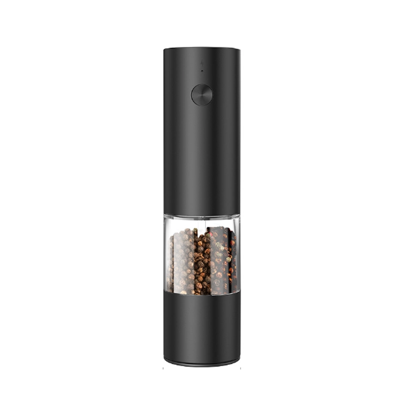 Molinillo de Pimienta USB de Cabeza Simple de ABS y PMMA Negro 5 x 5 x 21 cm image 2
