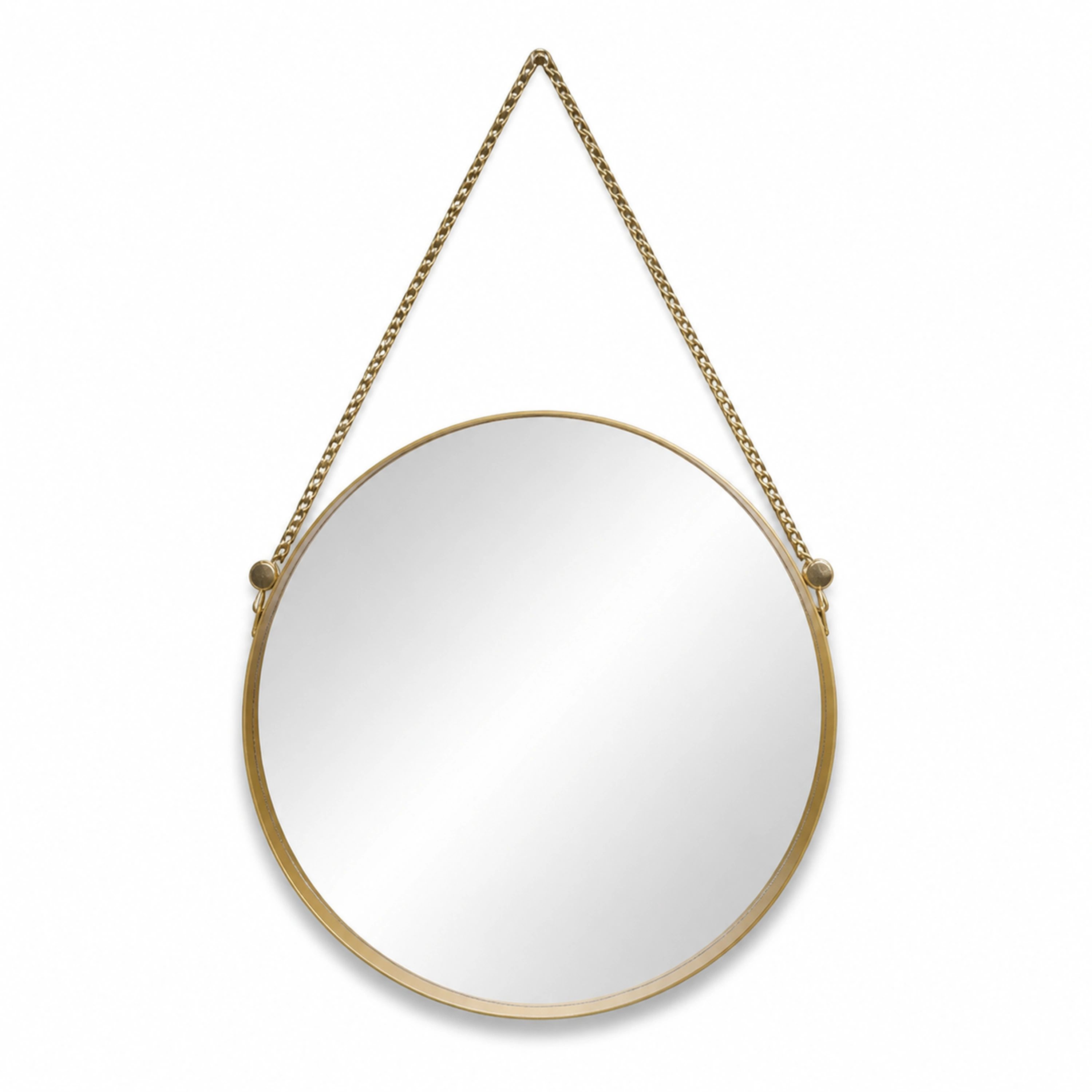 Espejo de maquillaje 25*25*2cm Vidrio Oro