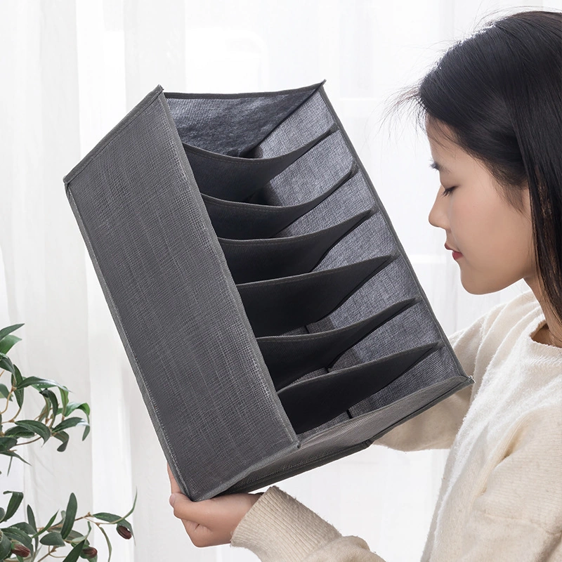 Cesta de almacenamiento 30×42×22 cm de tela no tejida para ropa