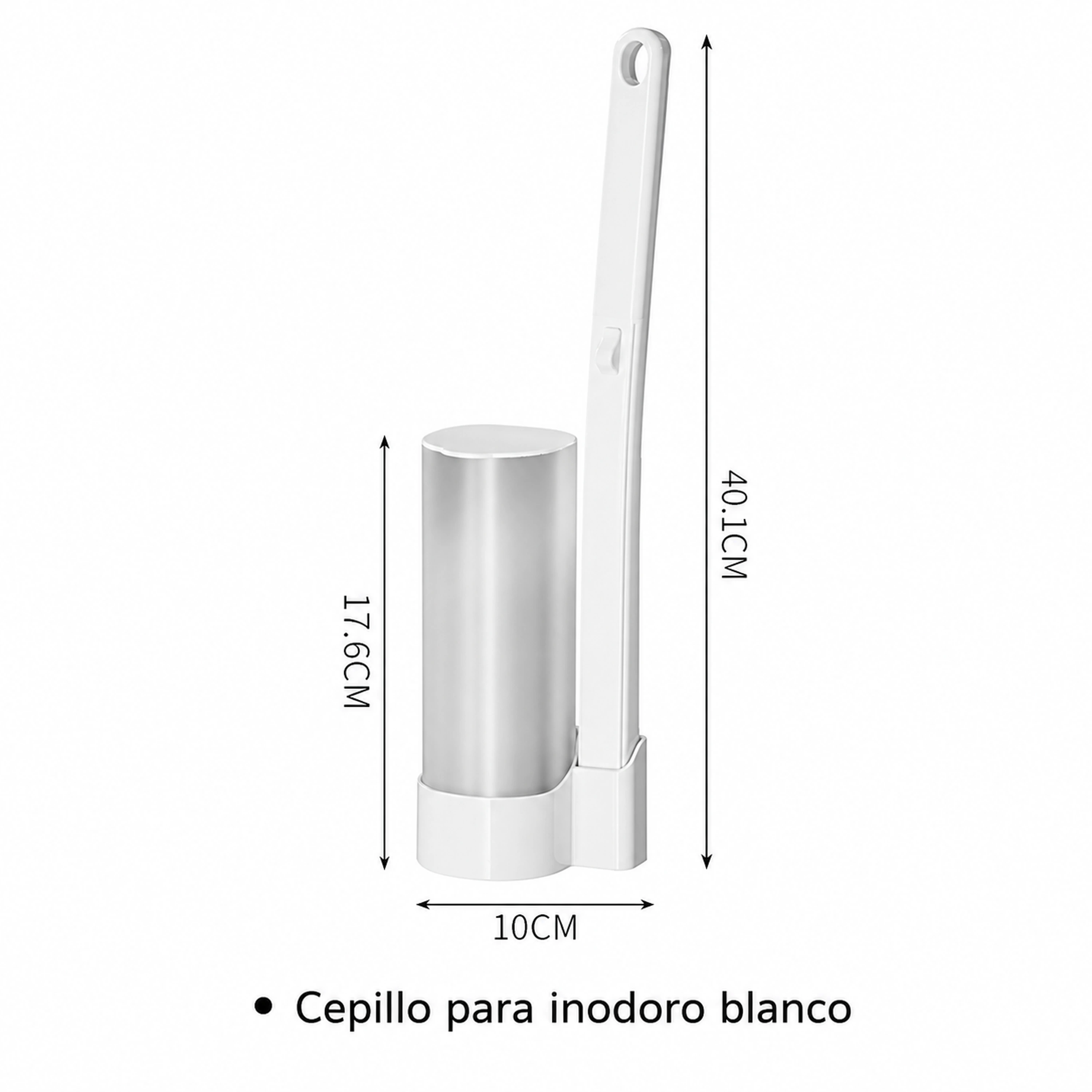 Cepillo de inodoro desechable 17.6*10*40.1cm Plástico