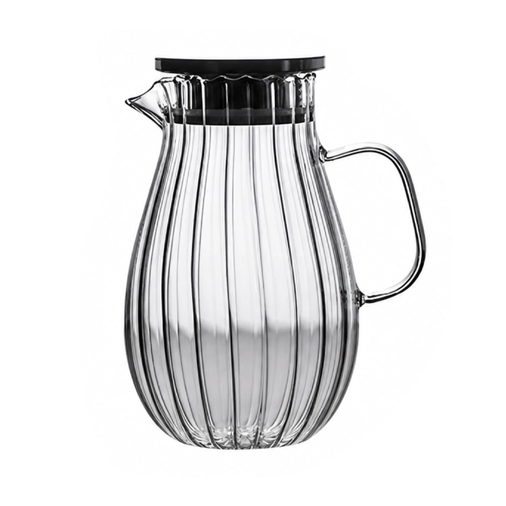 Jarra de Vidrio Borosilicato con Tapa de Acero Inoxidable image 4