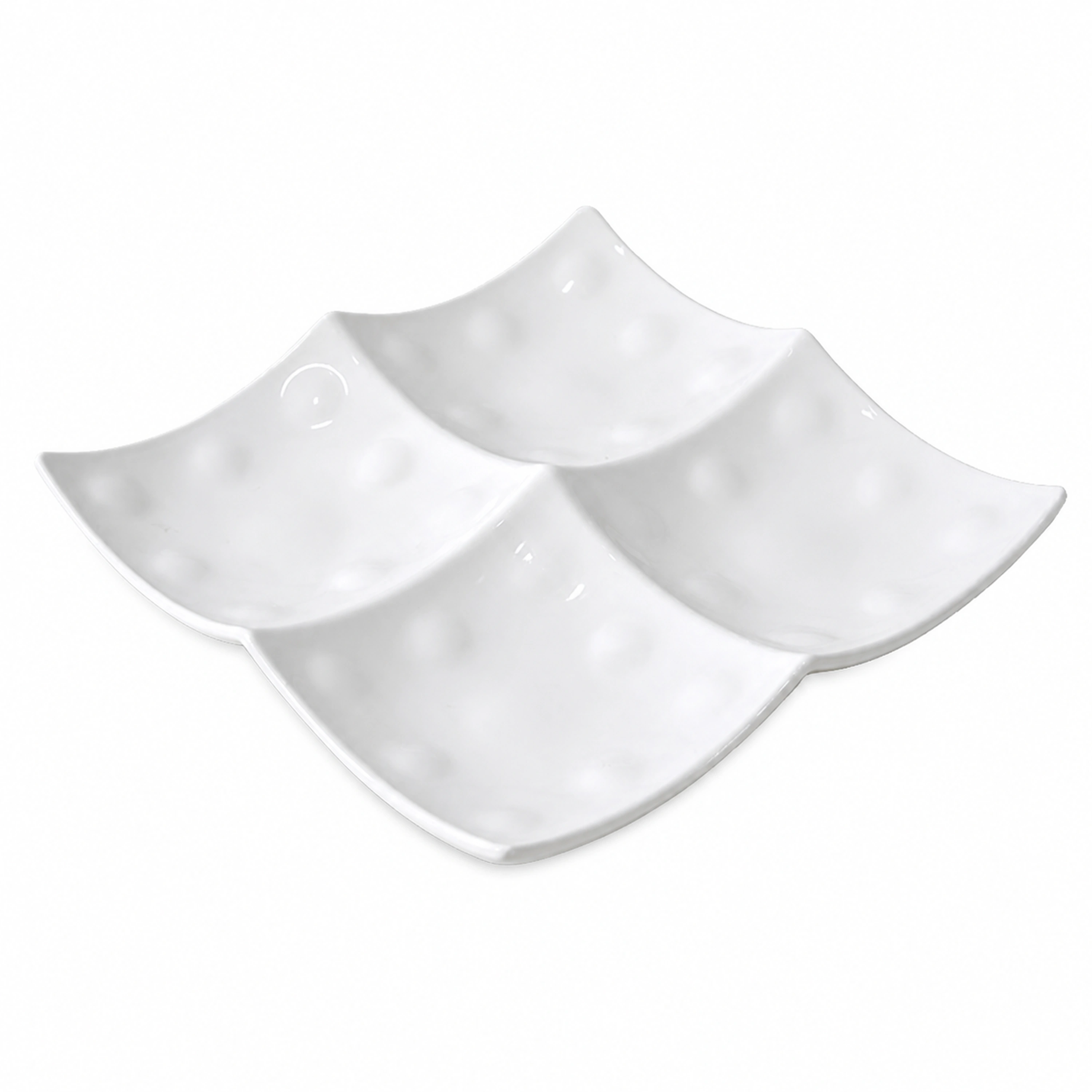 Fuente de frutas 23*23*3.2cm Melamina