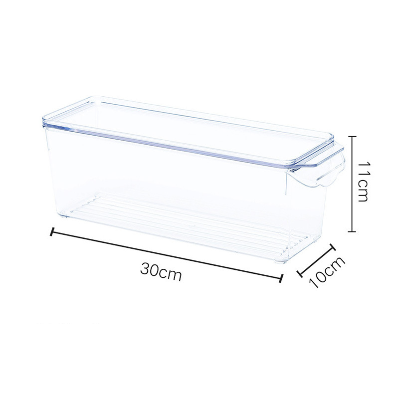 Caja de Almacenamiento Multitamaño PET Transparente