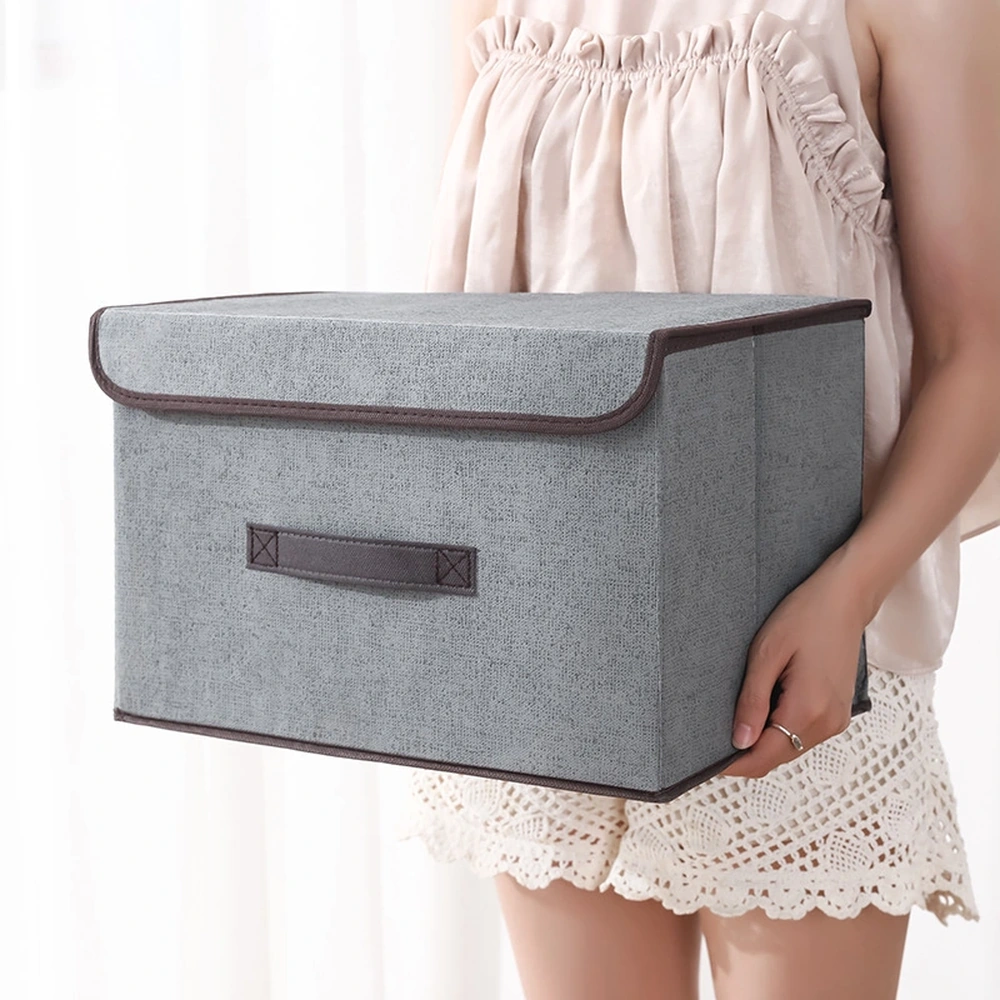 Caja de almacenamiento 50×30×30 cm de tela no tejida para ropa