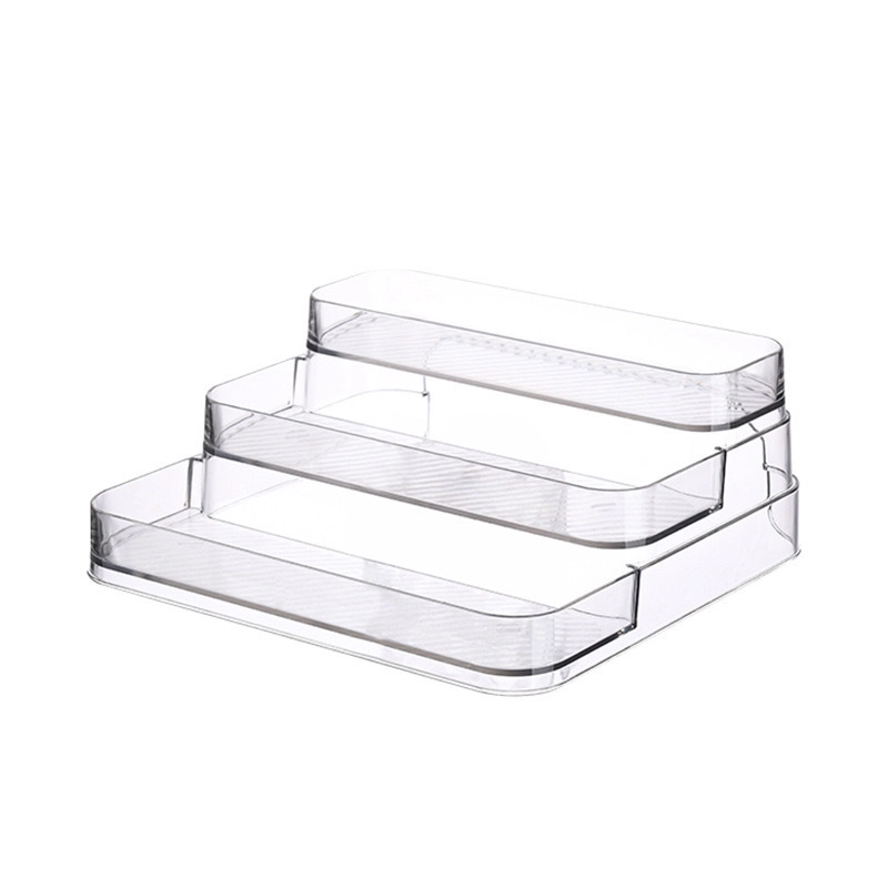 Caja de Almacenamiento de Maquillaje 26.5*24.5*10cm Plástico Transparente image 2