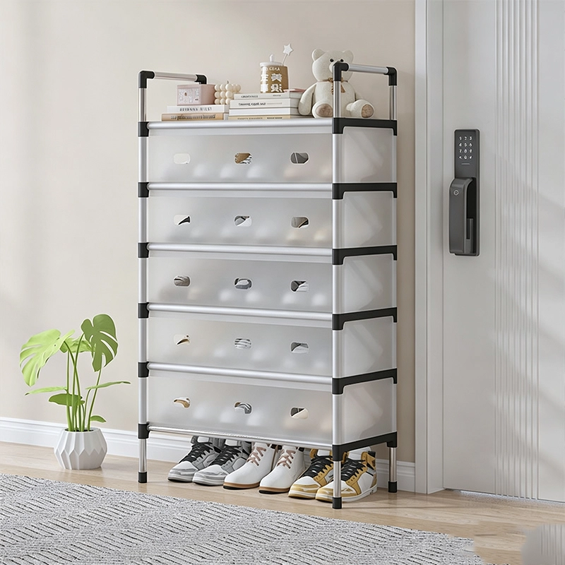 Organizador de Zapatos 60*35*119cm Plástico Transparente Mate