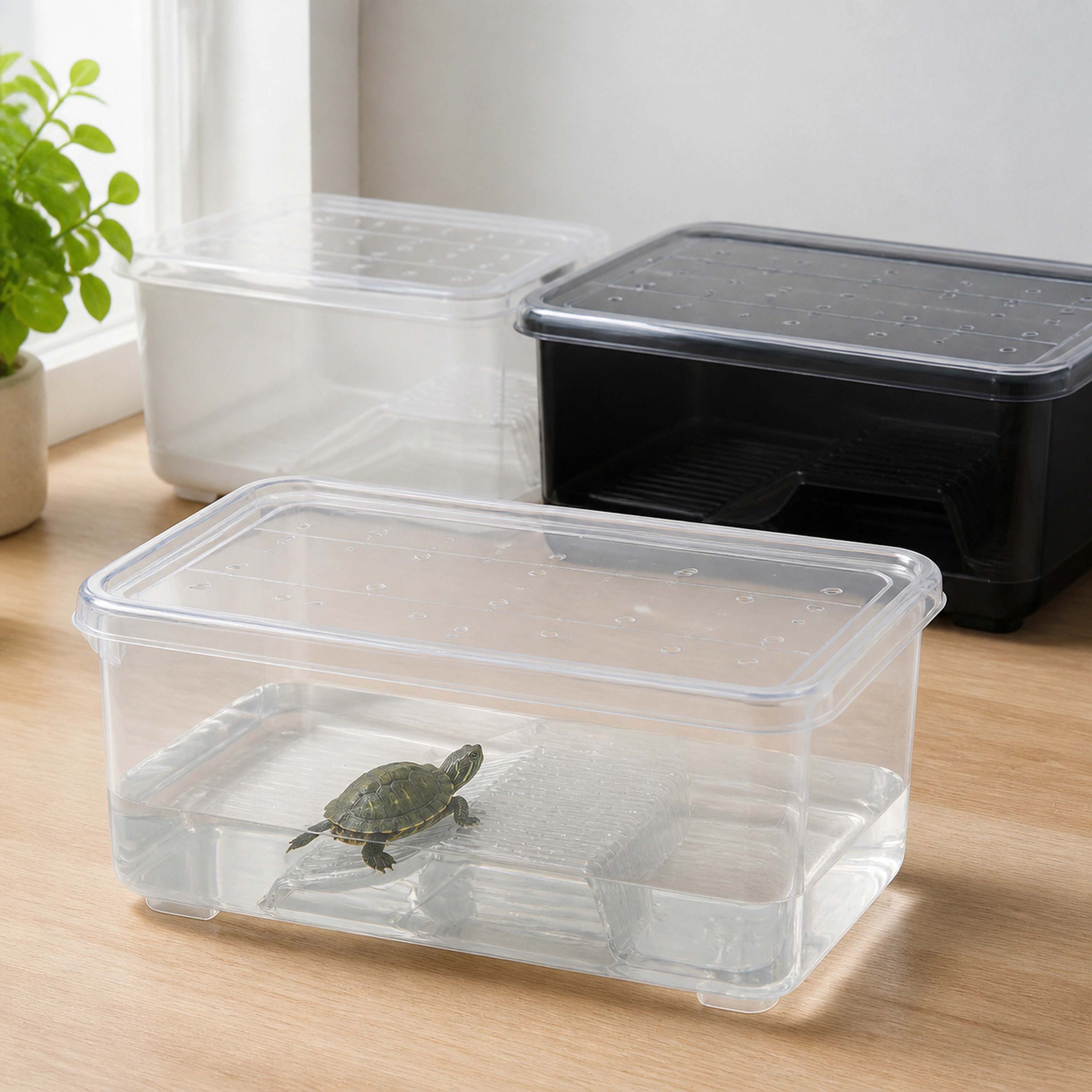 Producto para mascotas 25*18.5*15cm Plástico Transparente