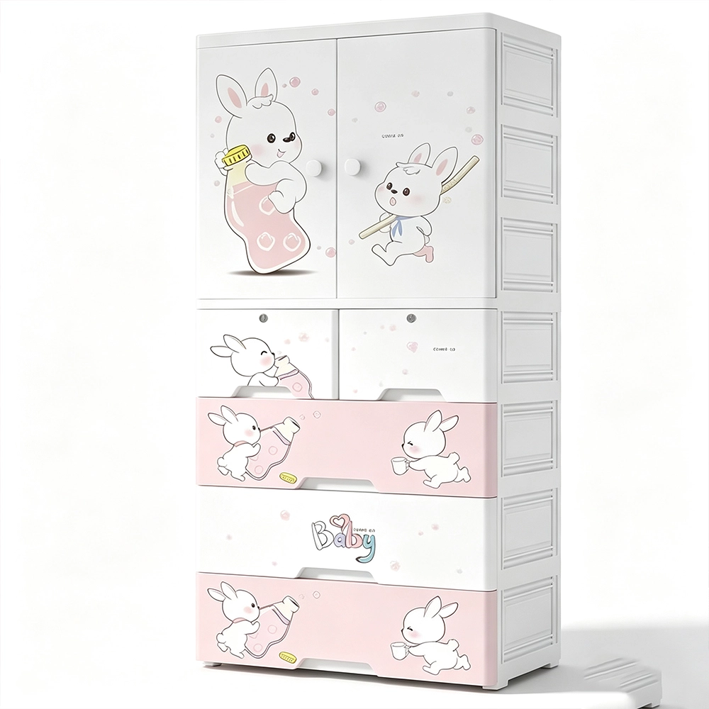 Armario Infantil 156*70*38cm Plástico Conejo Cola