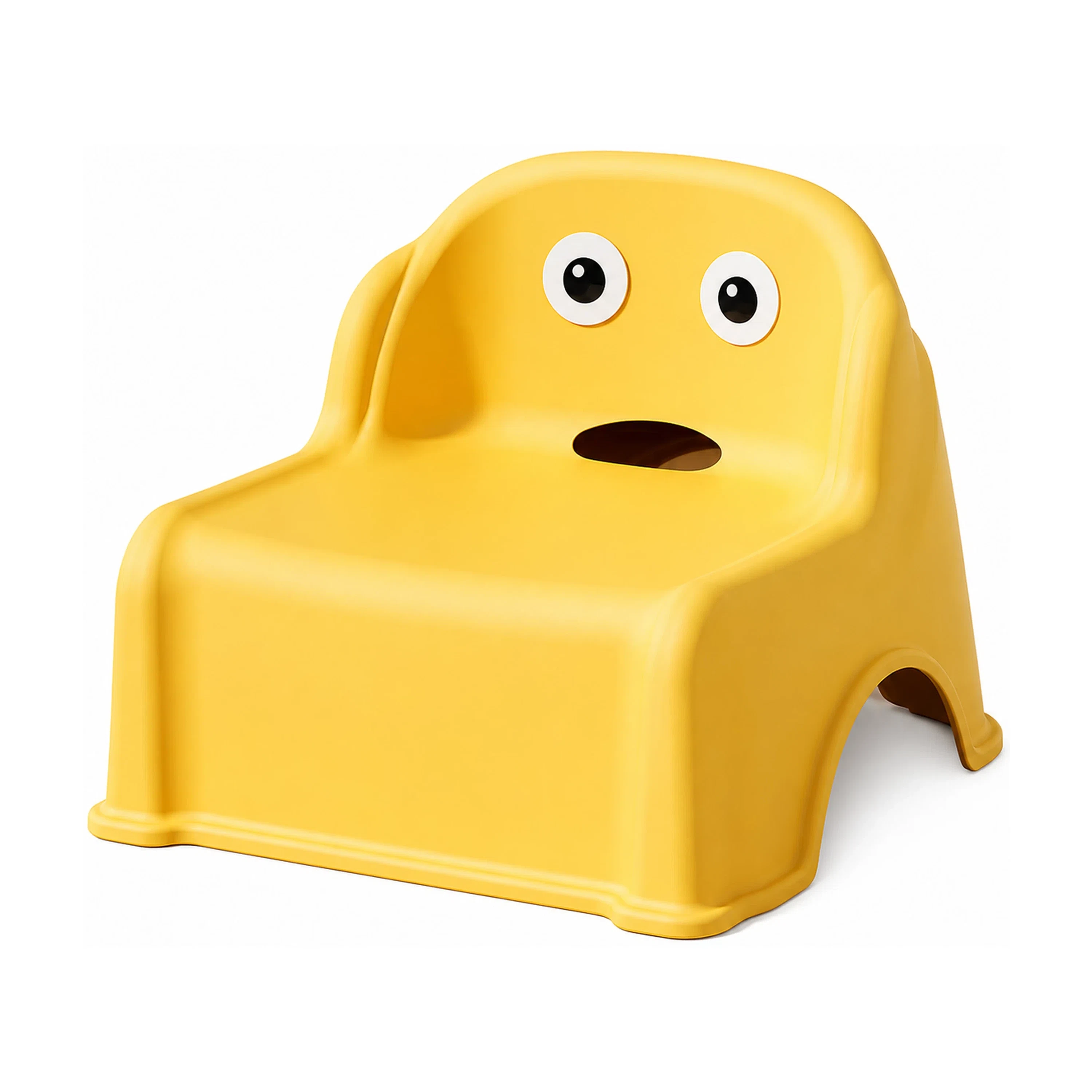 Silla con Respaldo 29*29*22.5cm de Plástico Amarillo image 2