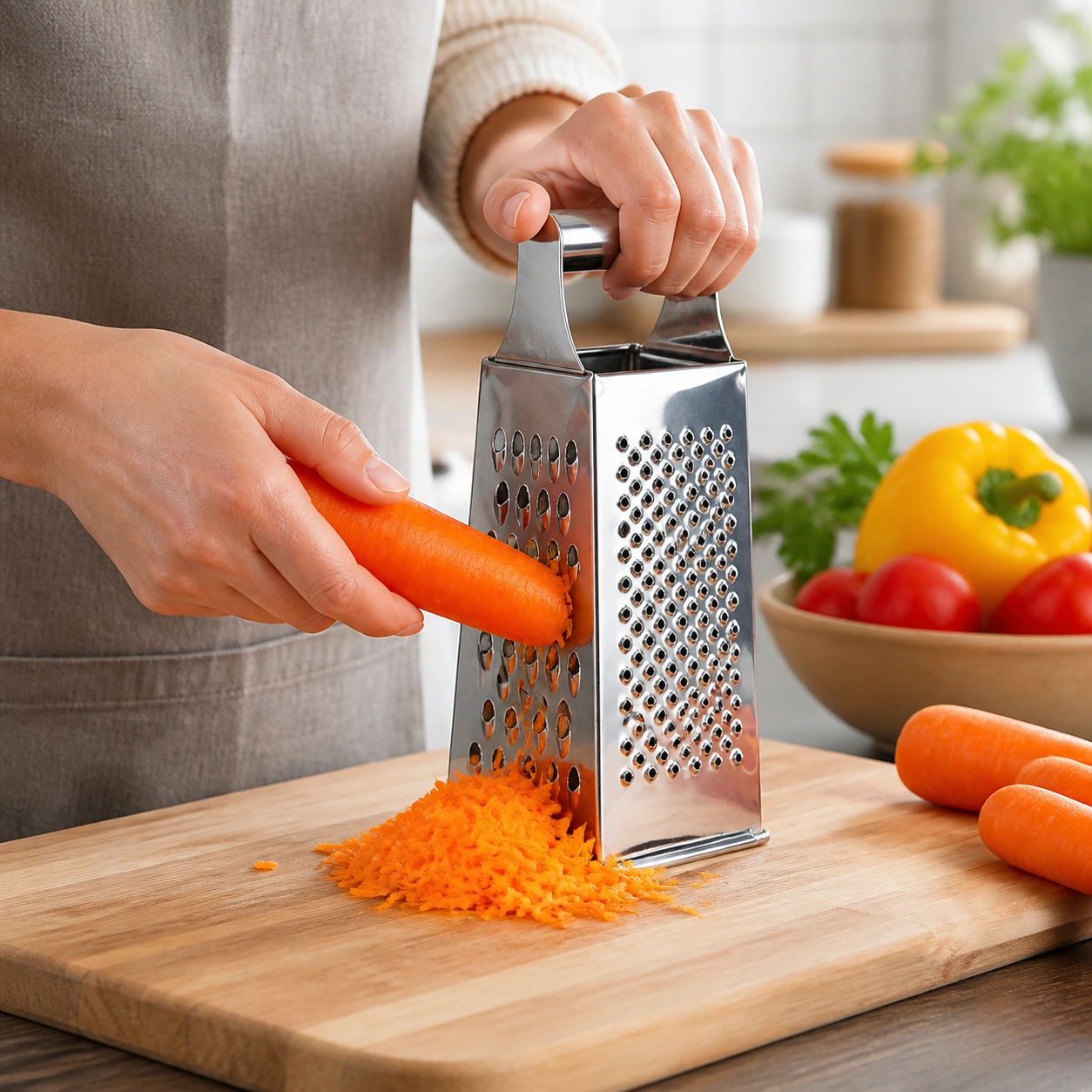 Pelador de verduras 9 pulgadas acero inoxidable para pelar en cocina image 1