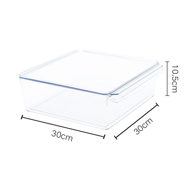 Caja de Almacenamiento Multitamaño PET Transparente