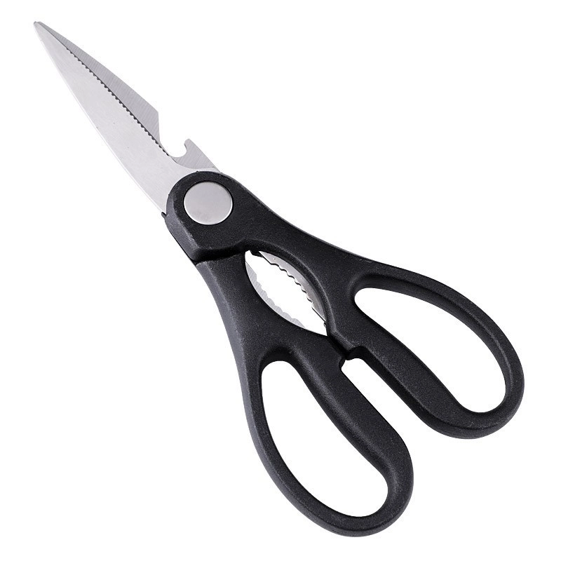 Tijera de Cocina de Acero Inoxidable Negro, 11.5 × 22.8 × 8 cm, para Preparar Alimentos