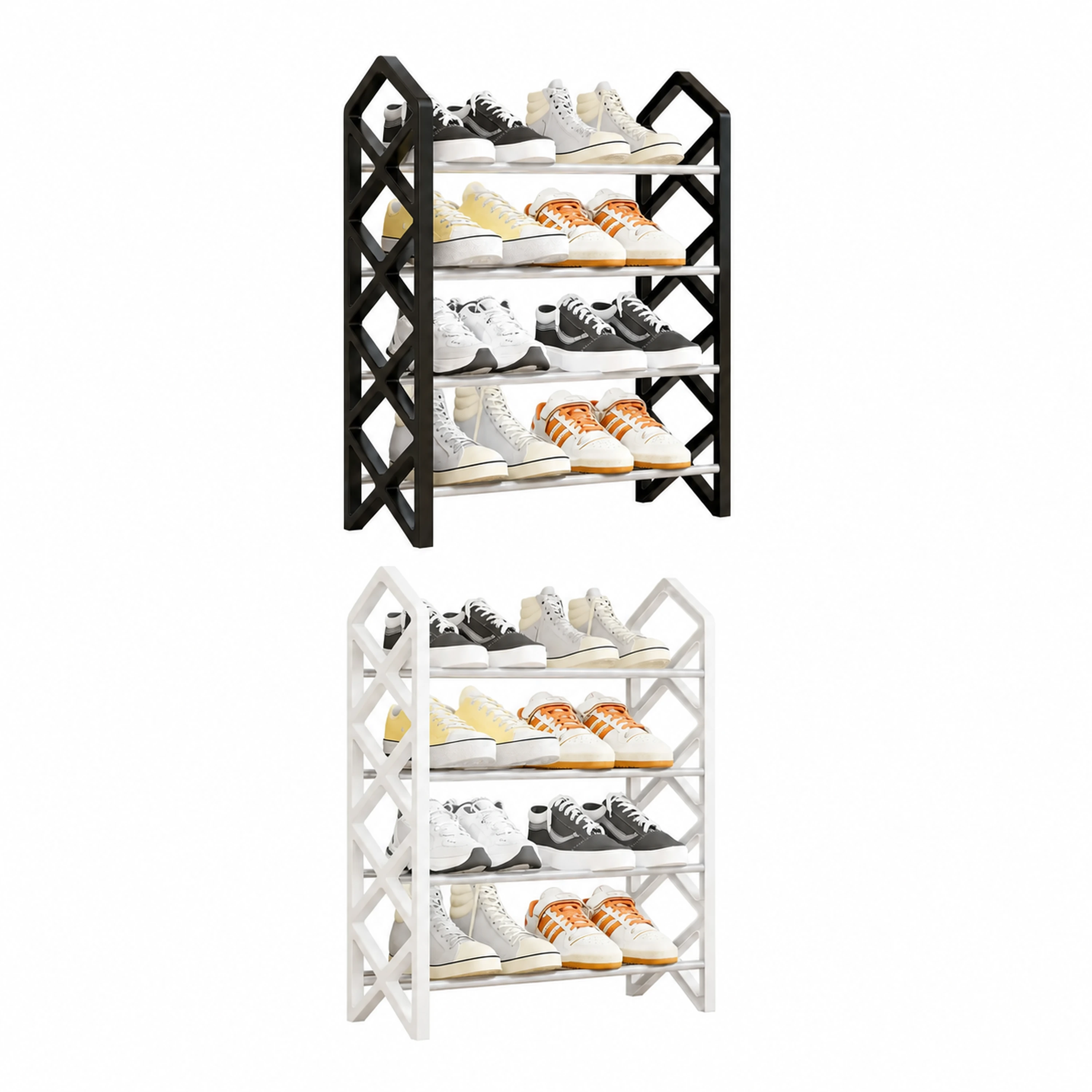 Organizador de zapatos 58*18*41cm Plástico+Hierro+Tela no tejida image 2