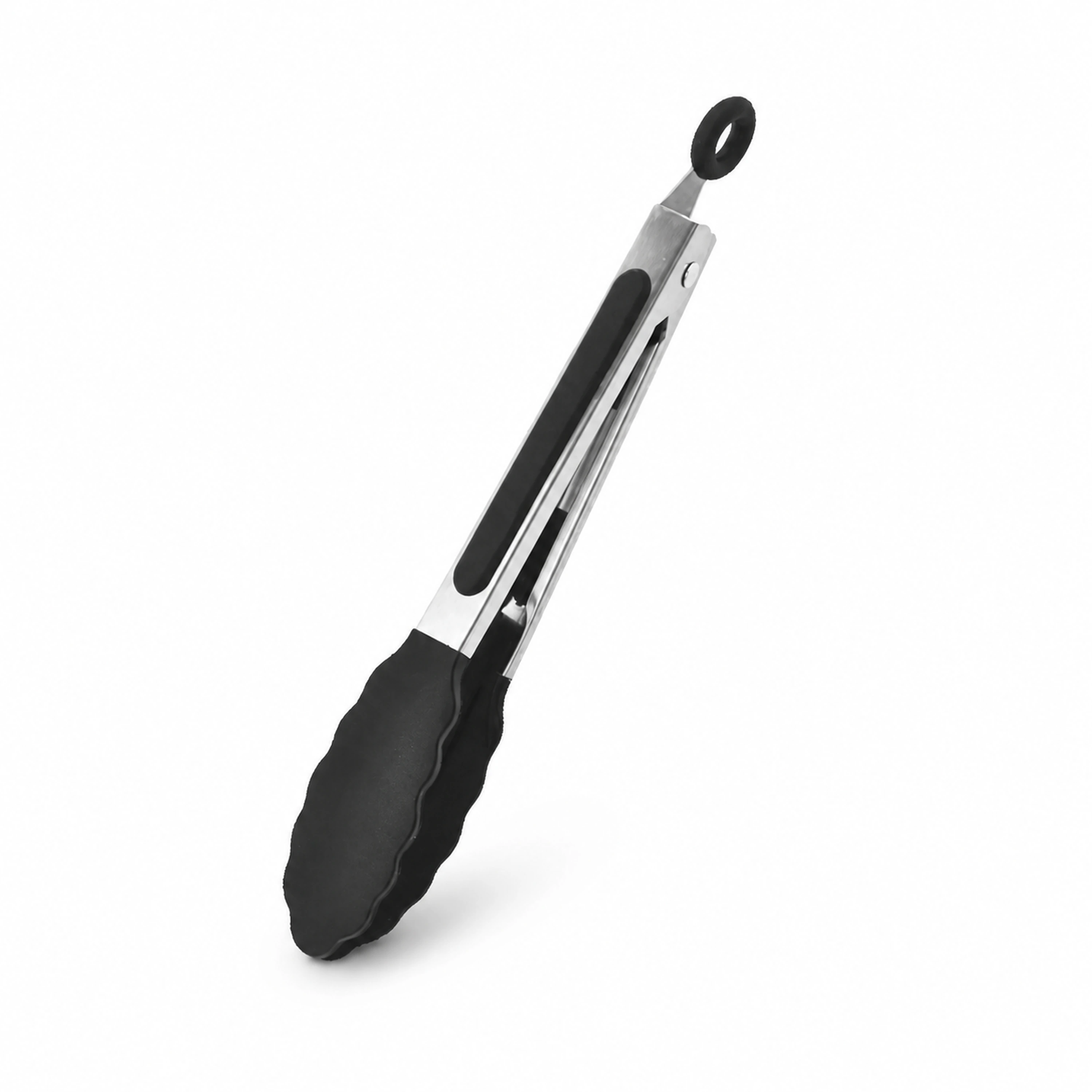 Pinzas silicona para alimentos BBQ resistente calor 7-12in