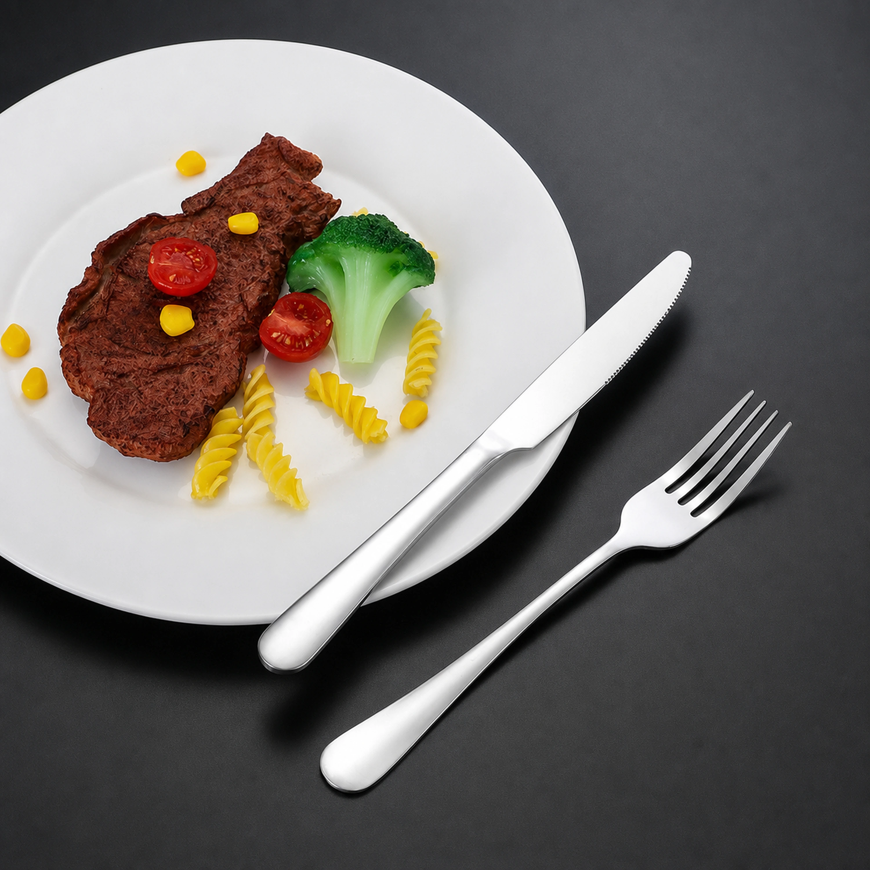 Juego de Cubiertos para Comedor de Acero Inoxidable Surtido
