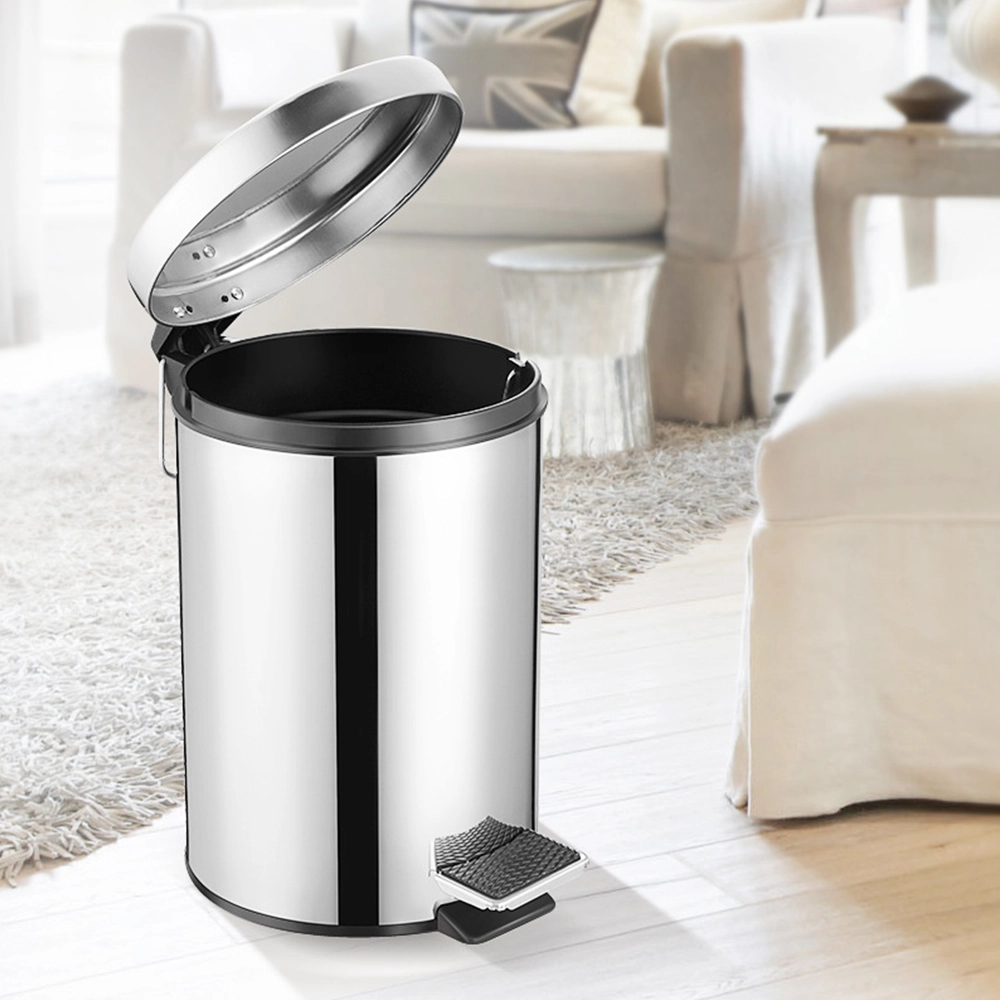 Cubo de Basura 3L Acero Inoxidable 410