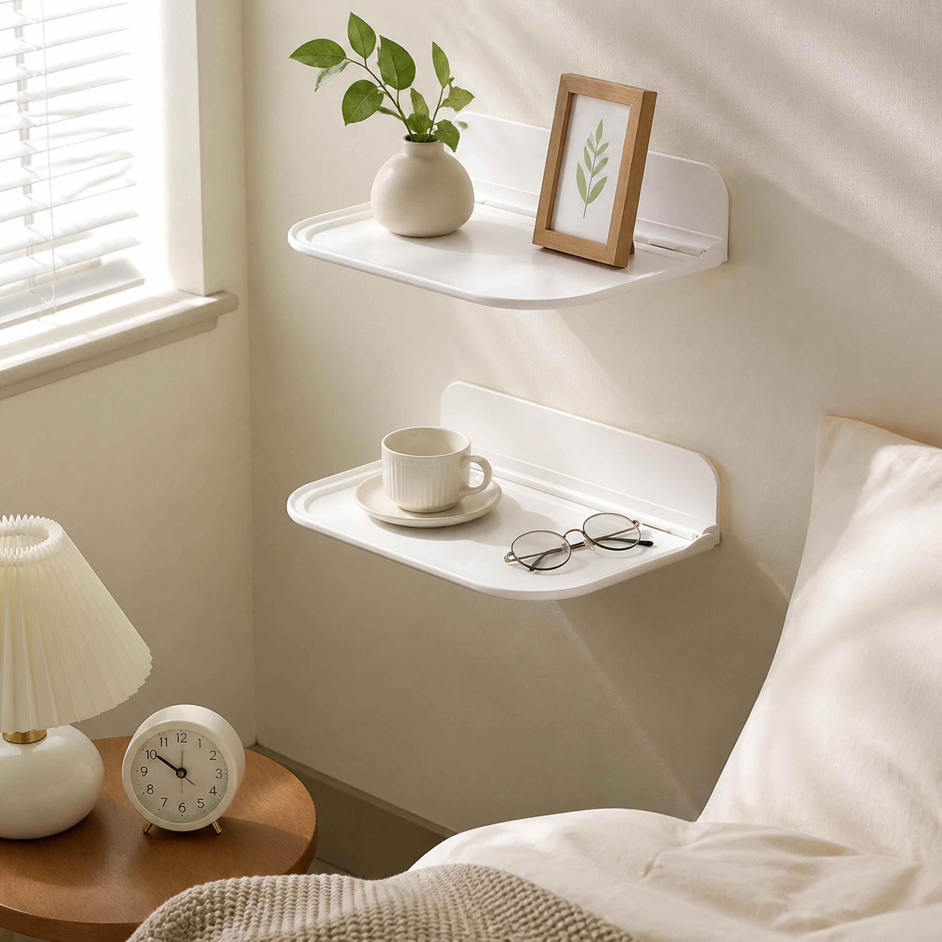 Organizador de pared plegable 18*11*7cm x2 Plástico
