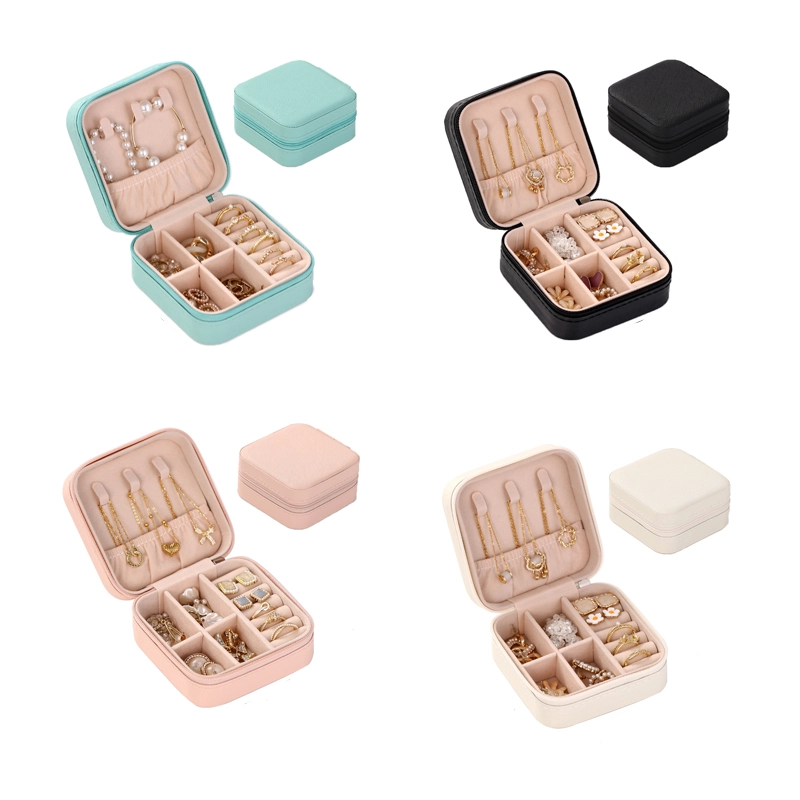 Caja de Joyería 9.7*9.7*5cm Cuero PU Surtido