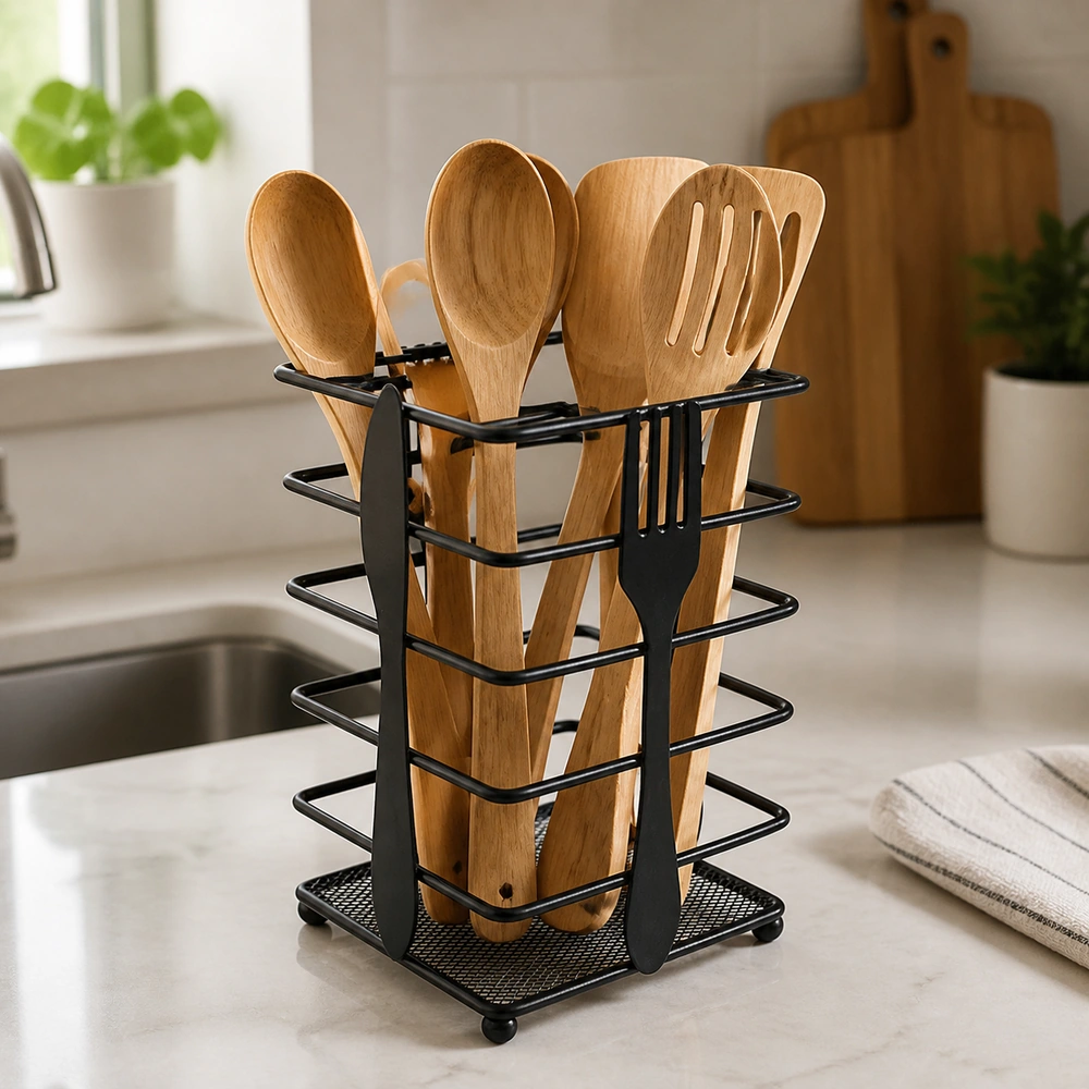 Soporte para palillos 18×9.5×9.5 cm de hierro para cocina