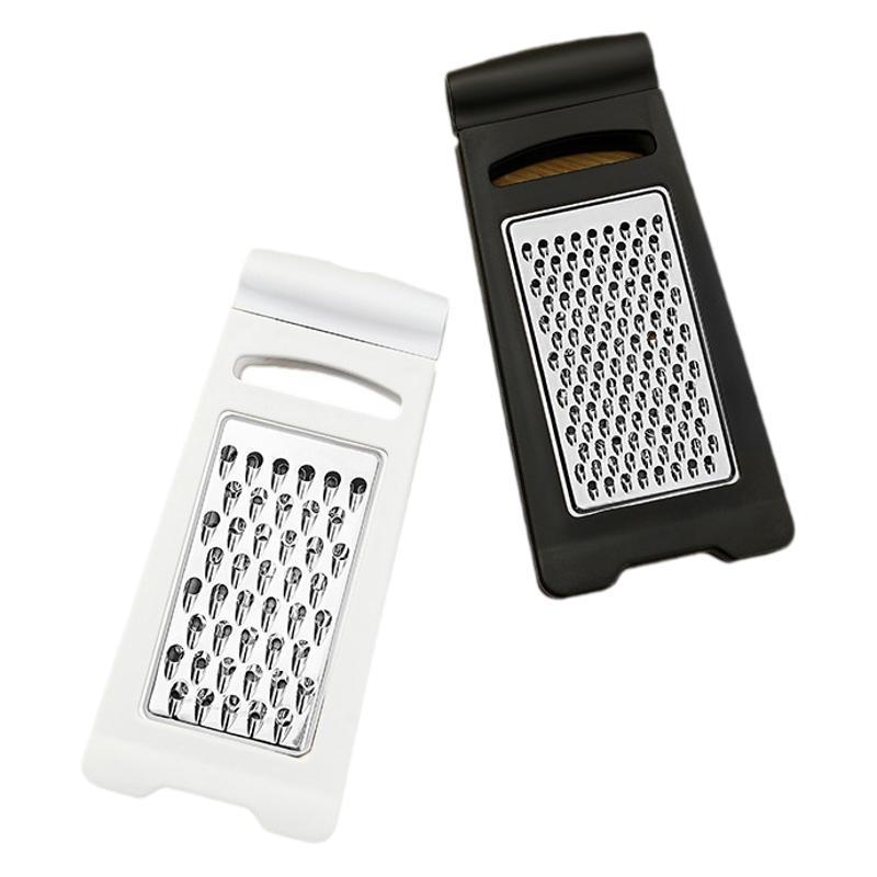 Plástico, acero inoxidable rallador de colores para rallar y pelar en cocina