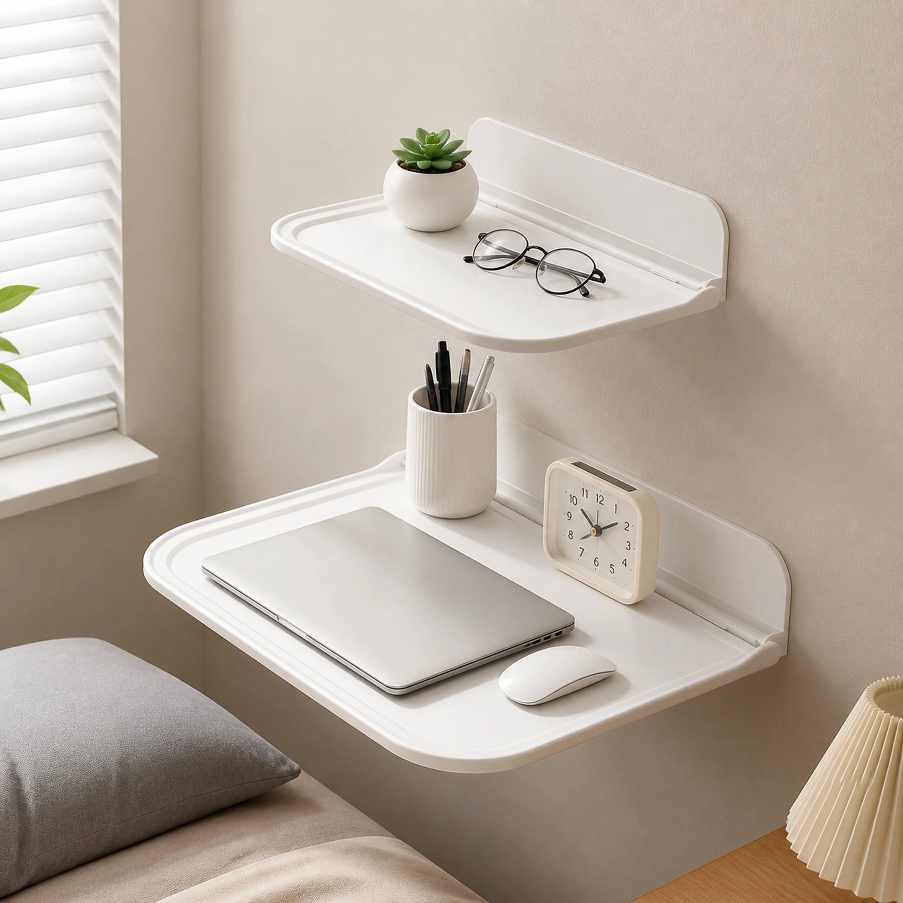 Organizador de pared plegable 30*19*7cm+18*11*7cm Plástico