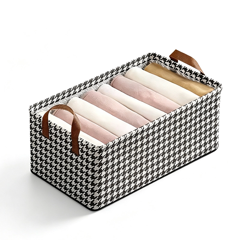Cesto organizador 47x28x20cm de hierro sin base con estructura de acero estilo pata de gallo