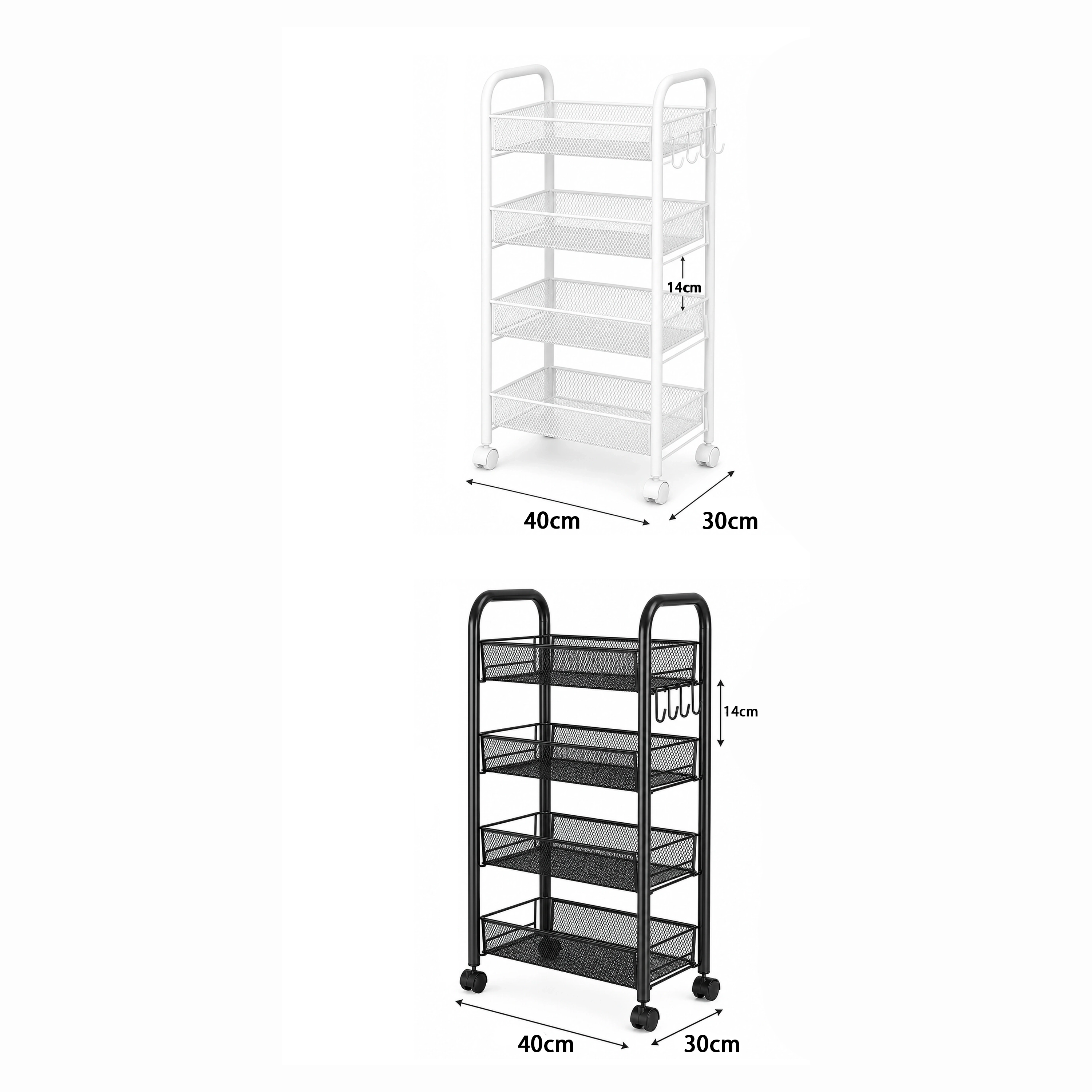 Organizador 40*30*17cm 4 capas Hierro Surtido image 2