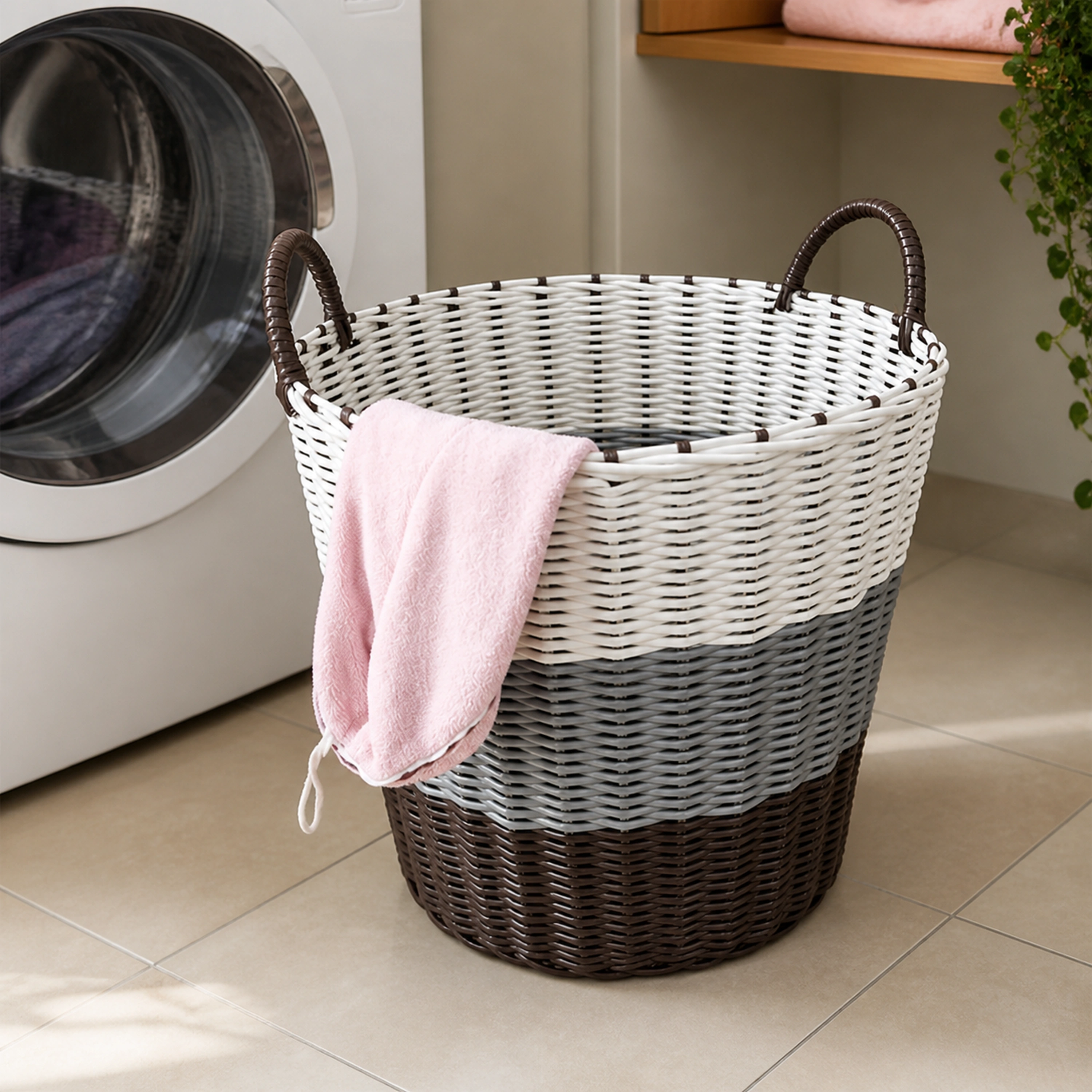 Cesta de ropa sucia 38*39*27cm Plástico image 1