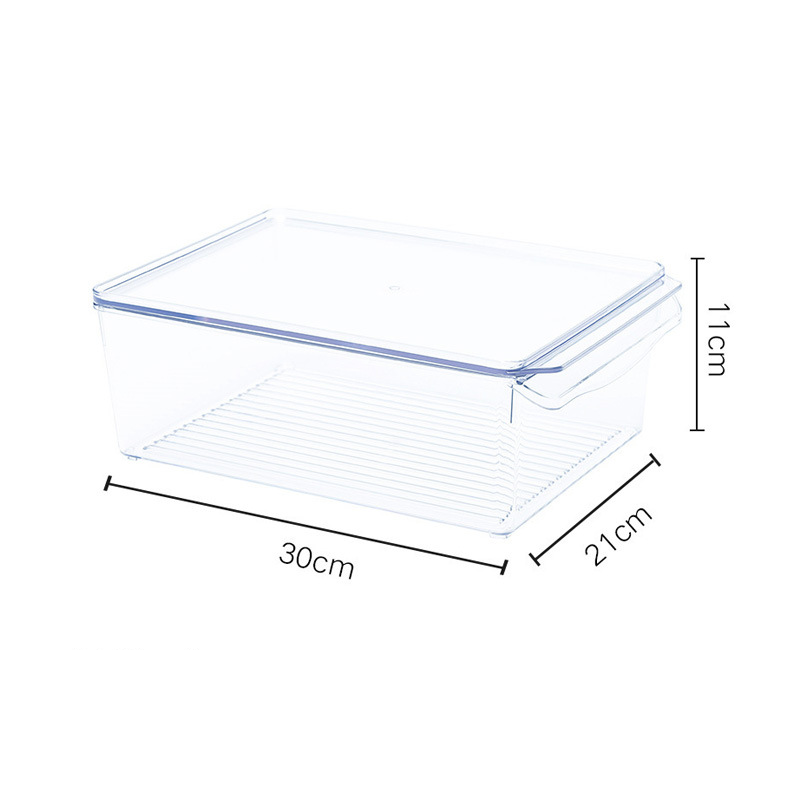 Caja de Almacenamiento Multitamaño PET Transparente