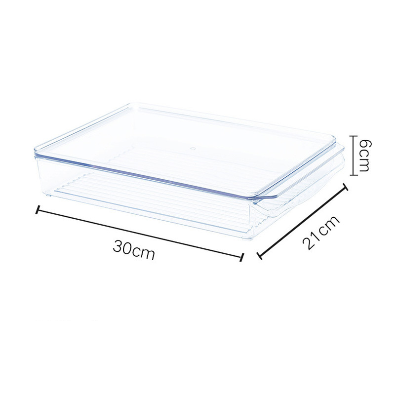 Caja de Almacenamiento Multitamaño PET Transparente