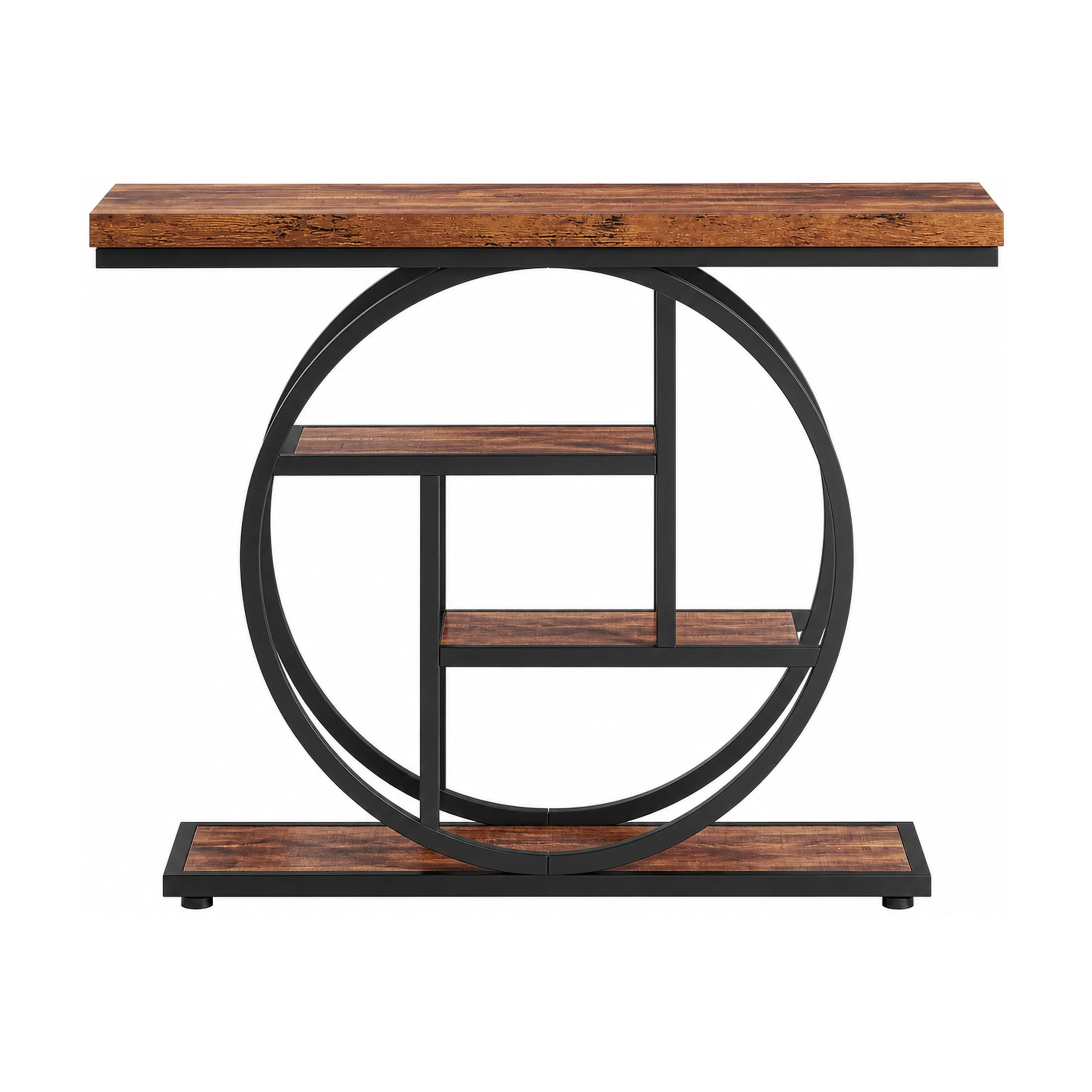 Mesa de Consola 100*30*78cm de Tablero de Densidad/MDF+Hierro image 2