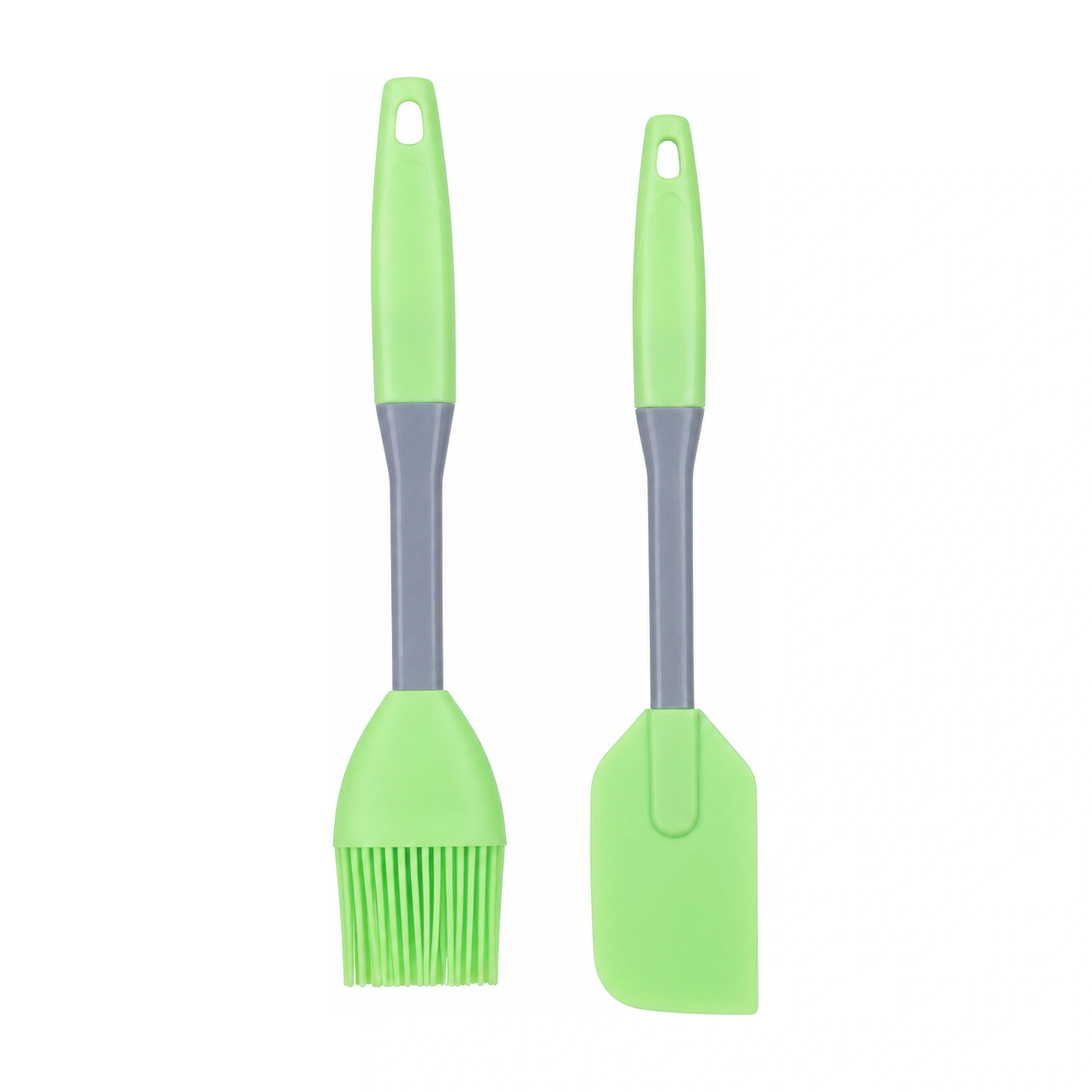 Brocha silicona resistente calor BBQ repostería profesional, set de 2