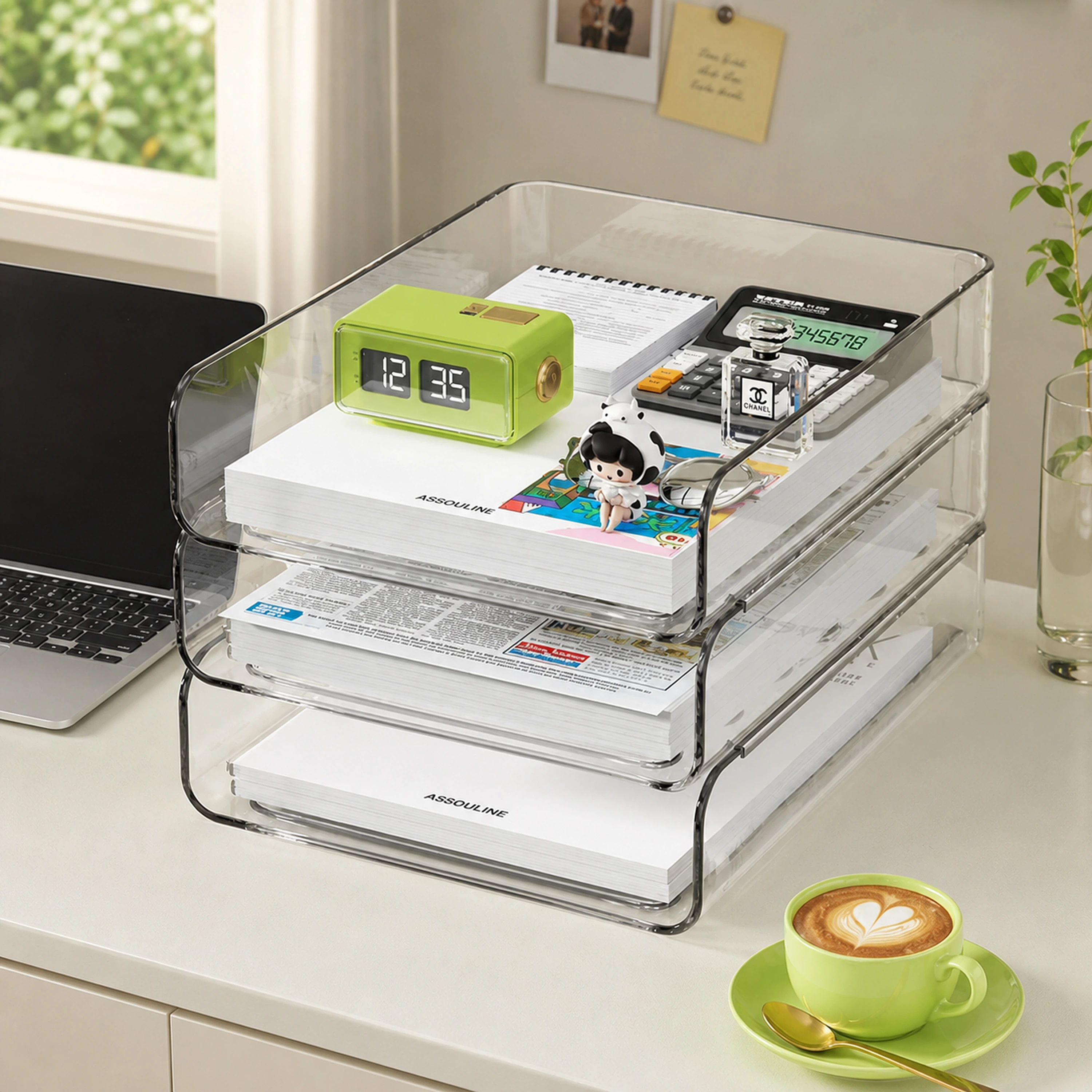 Organizador de escritorio 24.5*32*21cm PET image 1