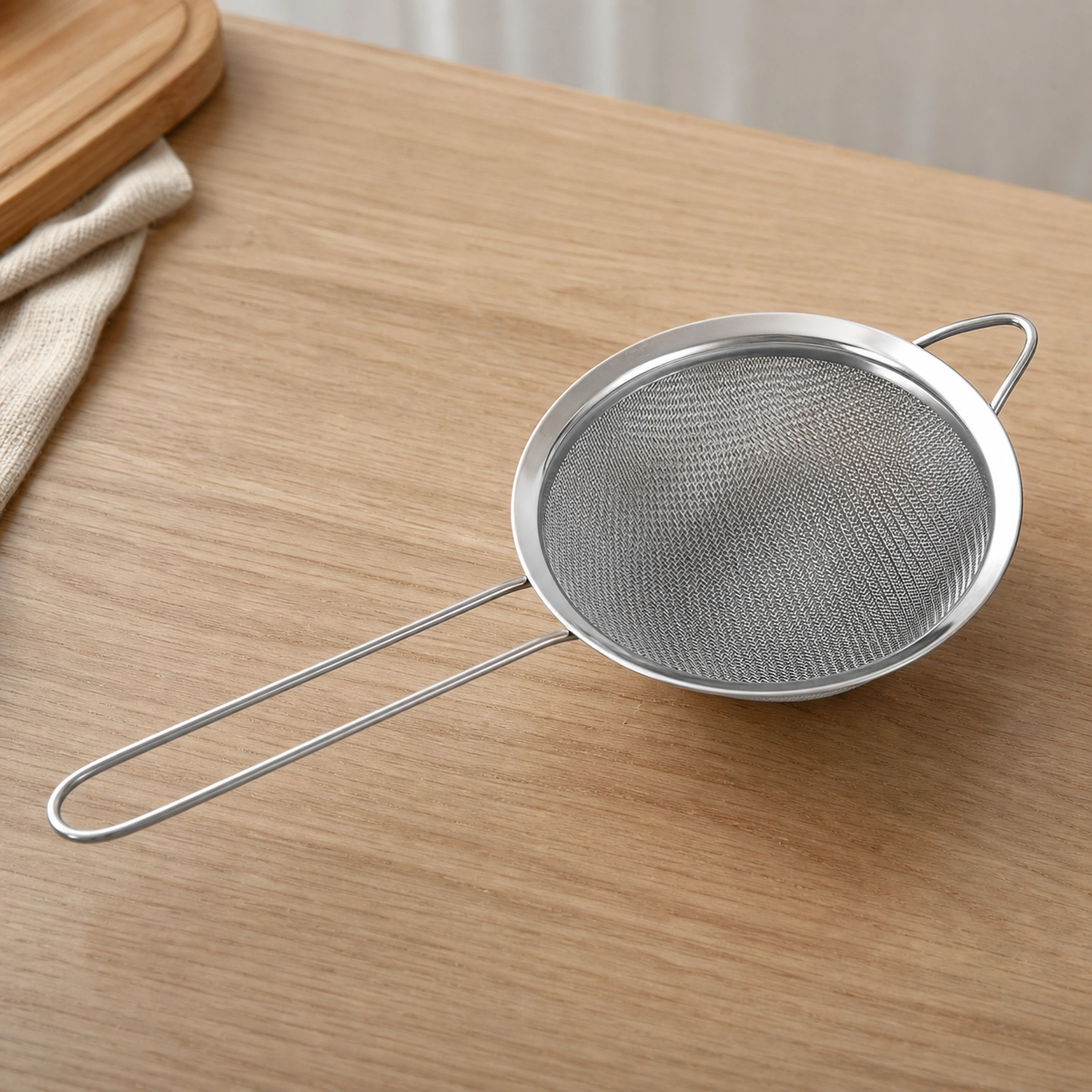 Espumadera de Cocina para Comedor de Acero Inoxidable Natural