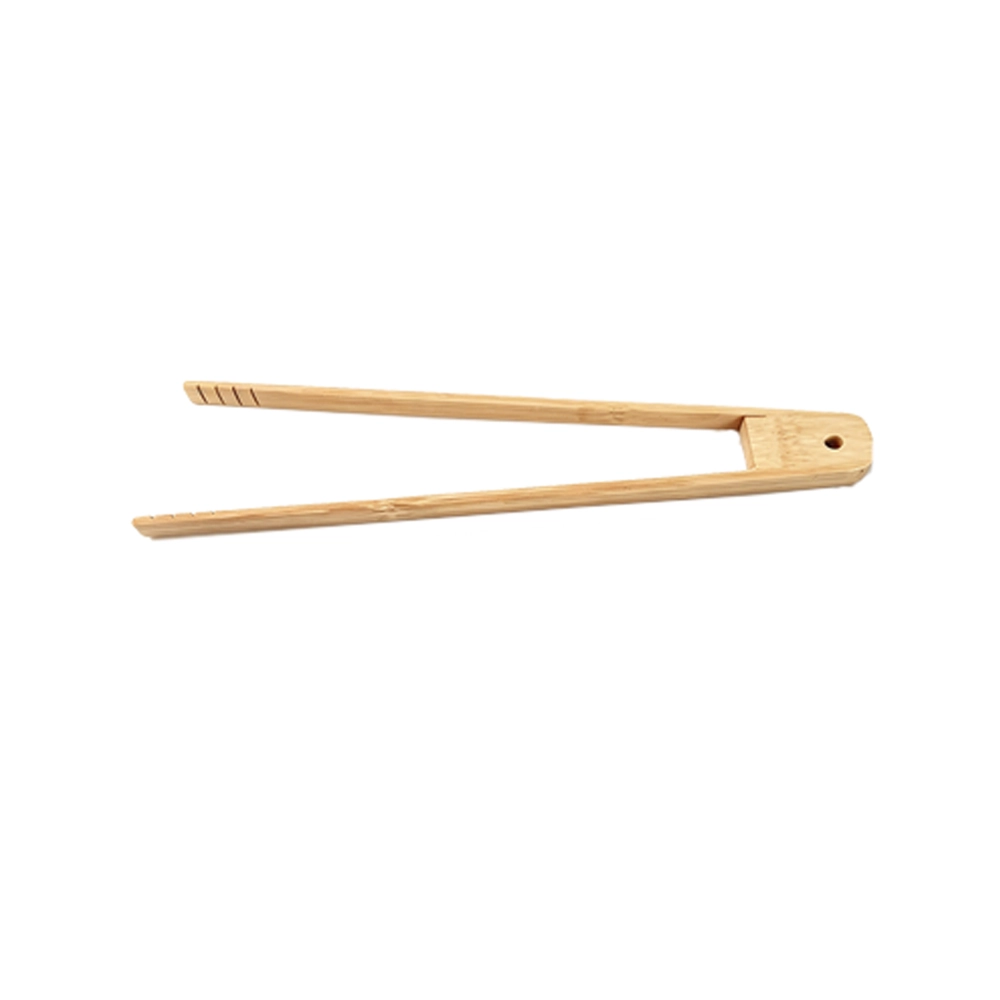 Pinza de Bambú para Alimentos y Barbacoa Anti-quemaduras