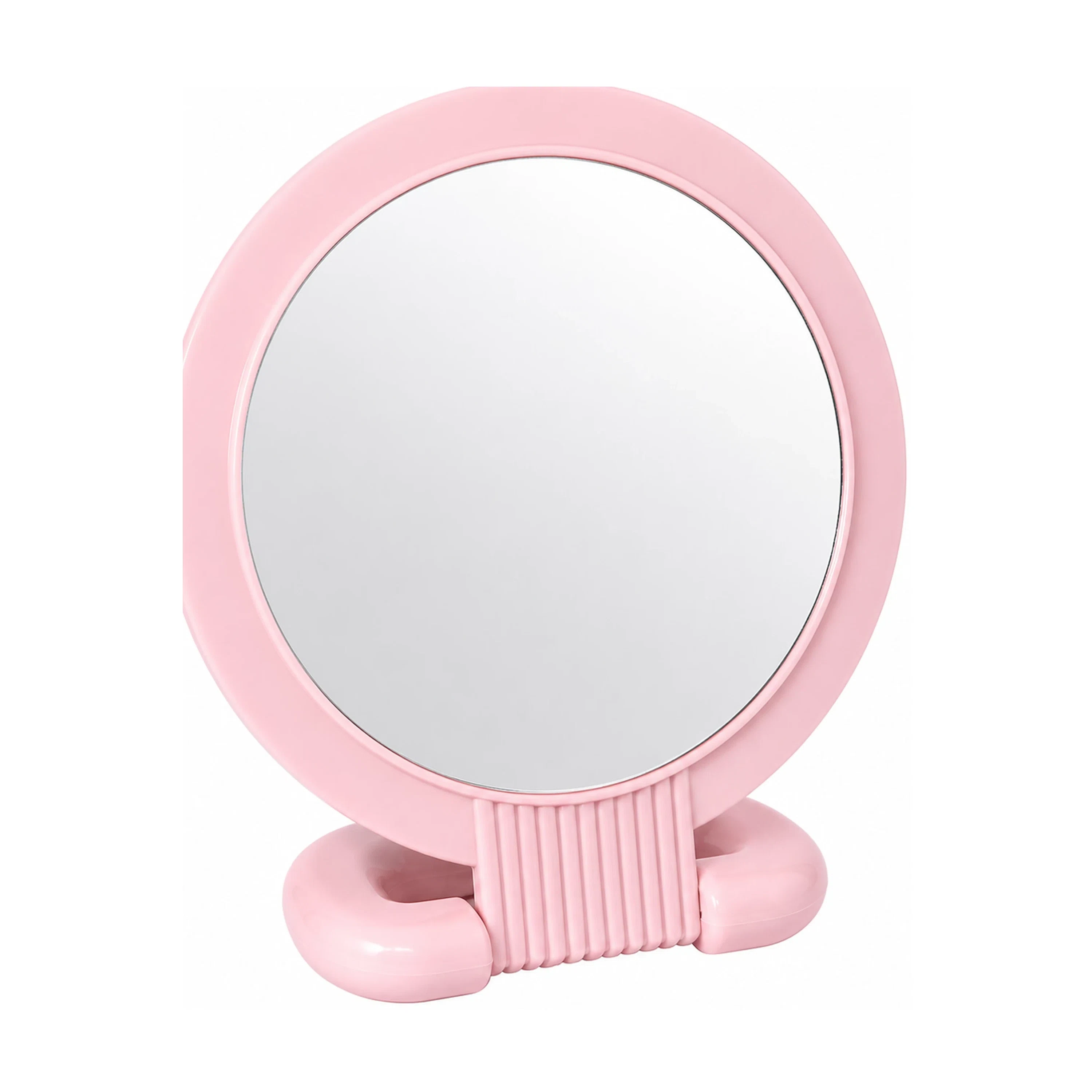 Espejo de Maquillaje 17cm de Plástico Rosa image 2